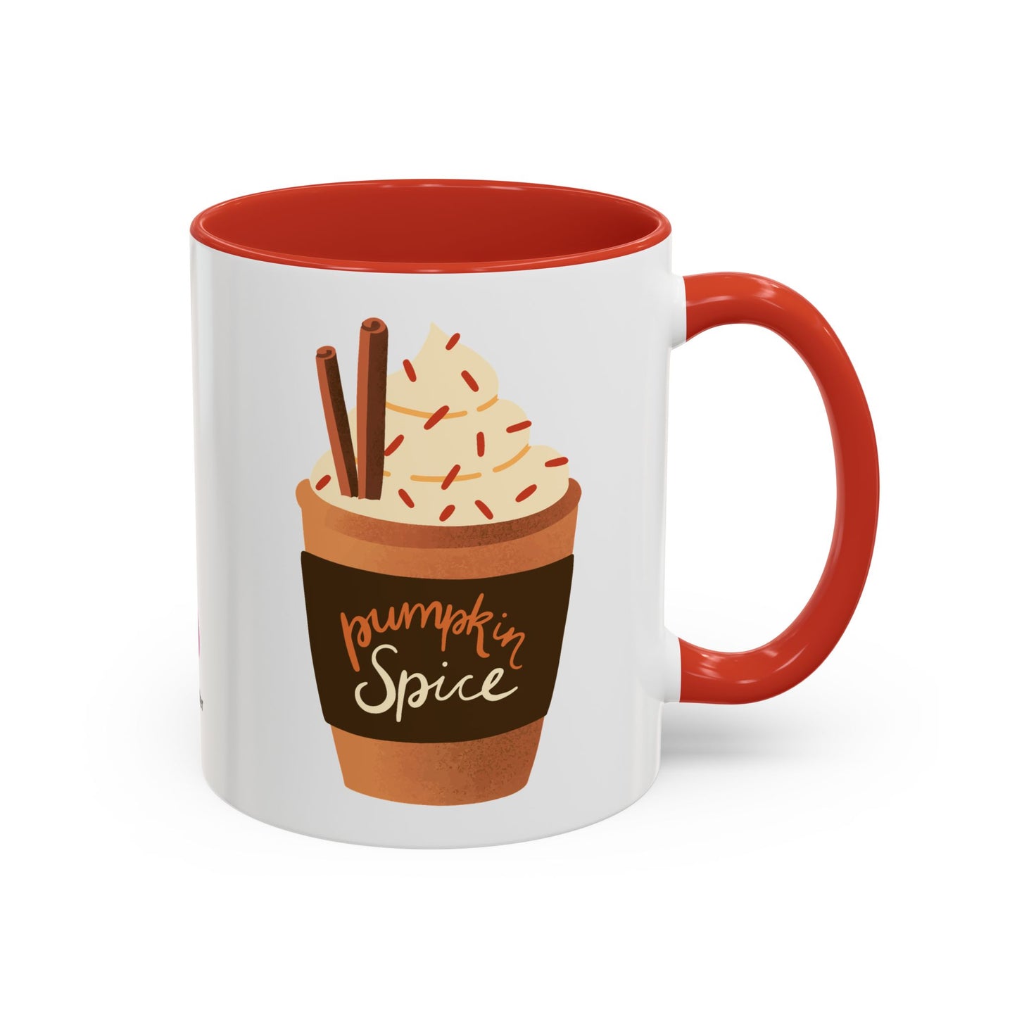 Pumpkin Spice Latte Image Accent Coffee Mug, 11oz