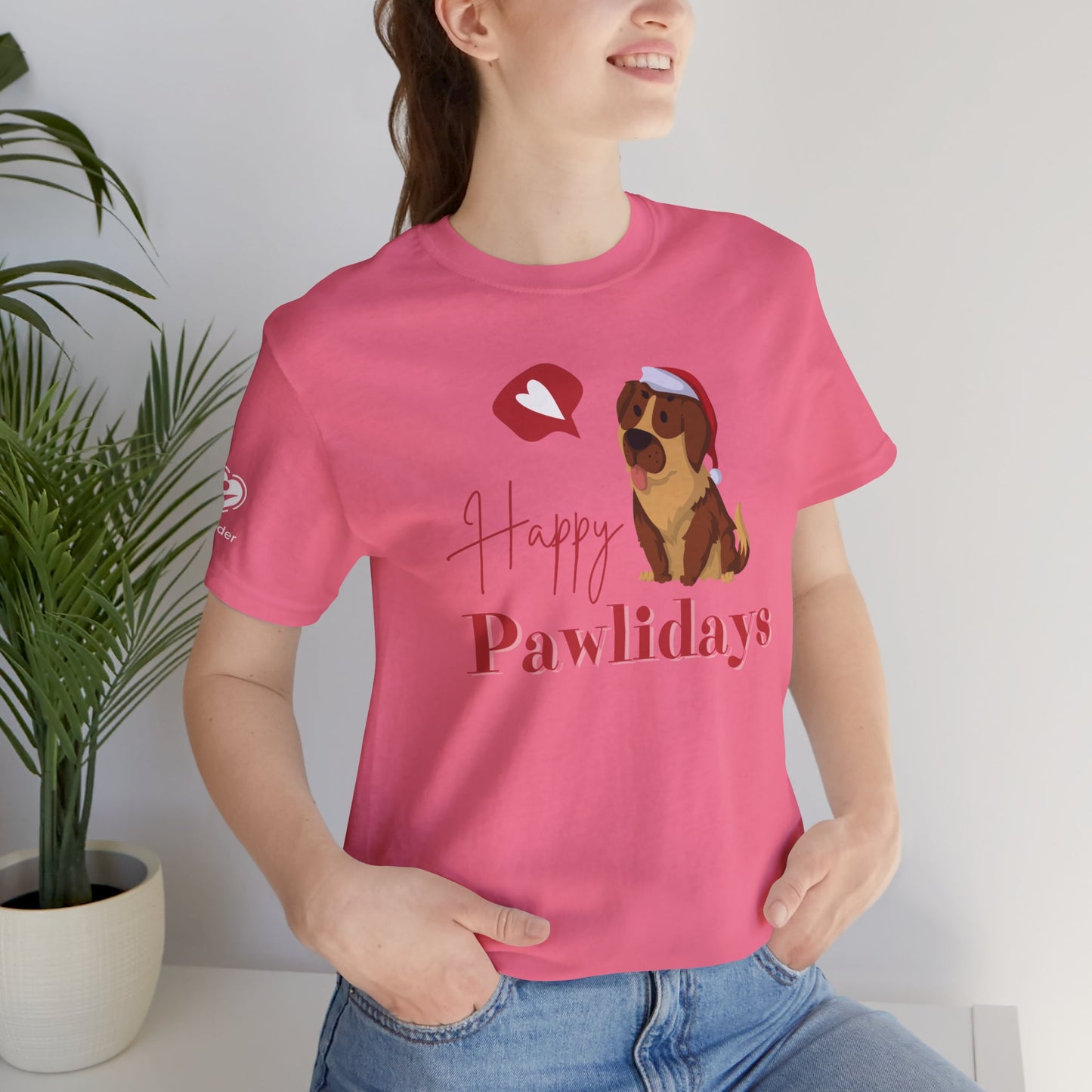 Happy Pawlidays Extra Soft Unisex Jersey Short Sleeve Tee