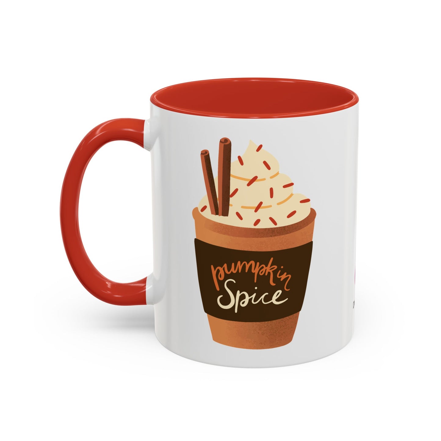 Pumpkin Spice Latte Image Accent Coffee Mug, 11oz