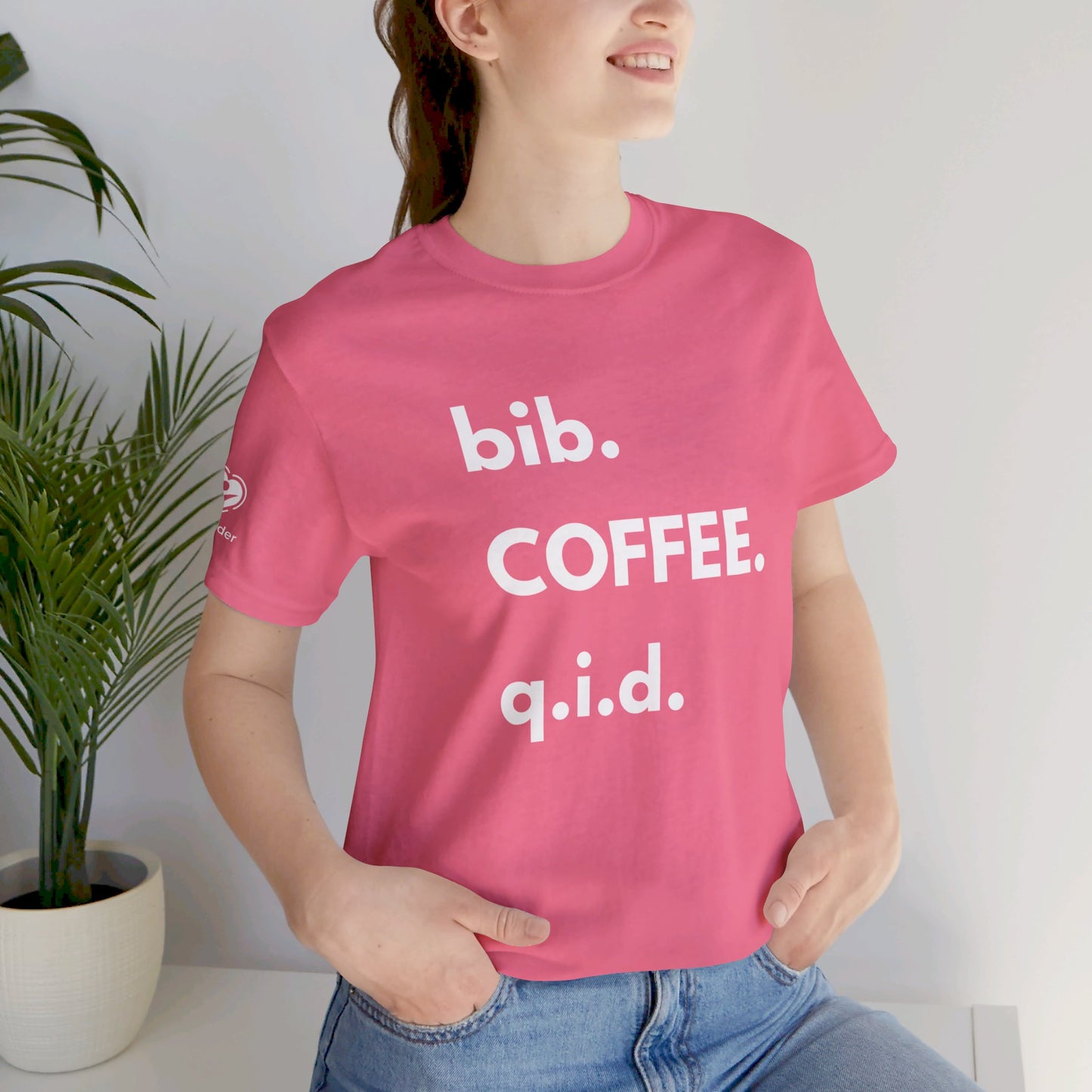 Coffee bib-qid Extra Soft Unisex Jersey Short Sleeve Tee