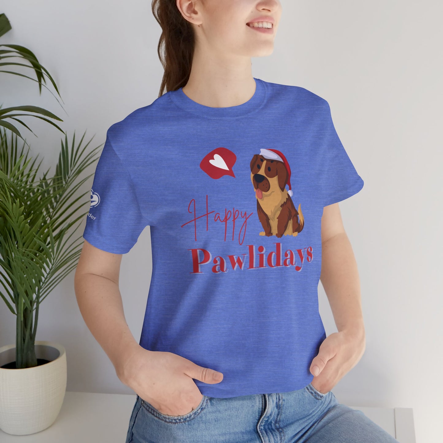 Happy Pawlidays Extra Soft Unisex Jersey Short Sleeve Tee