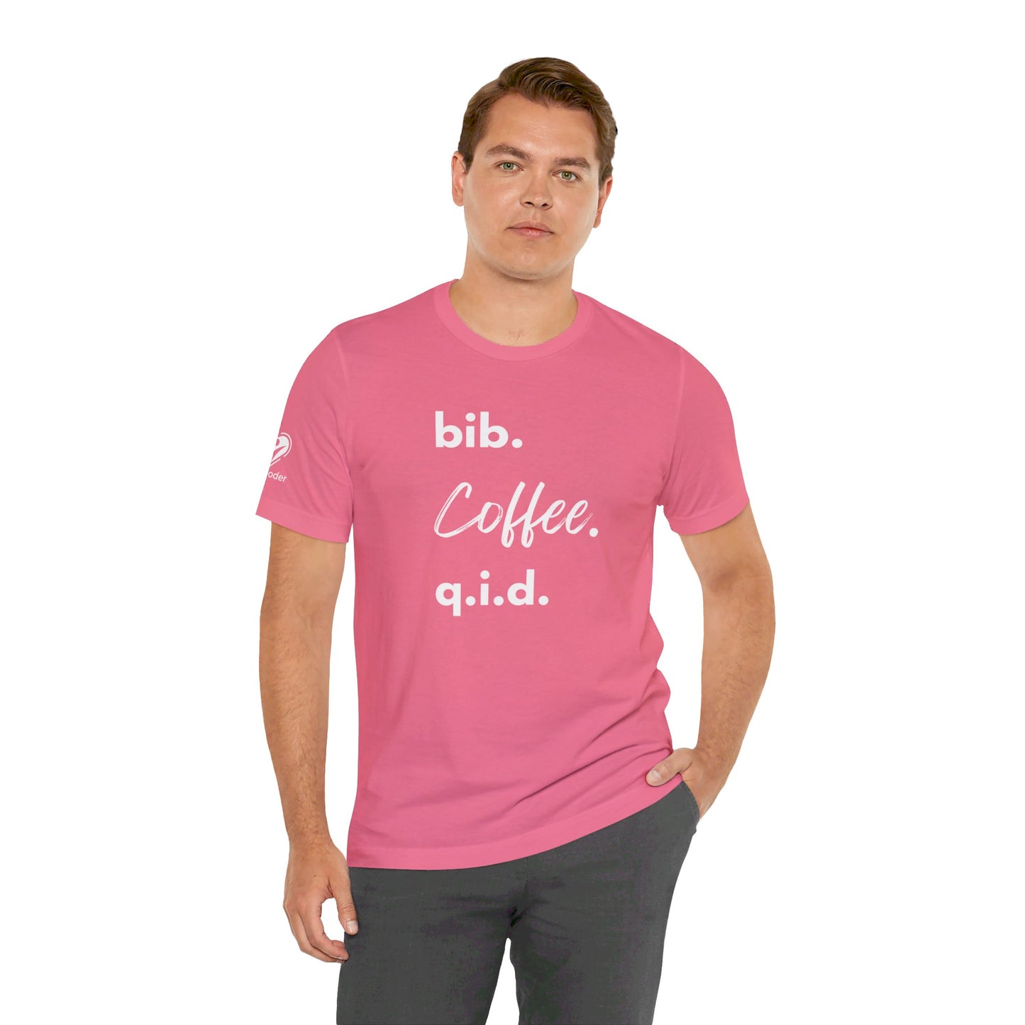 Coffee Script bib-qid Extra Soft Unisex Jersey Short Sleeve Tee