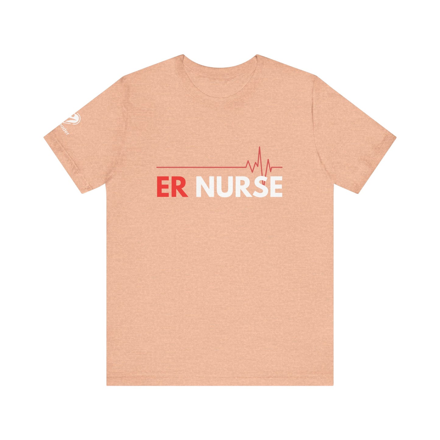 ER Nurse EKG Extra Soft Unisex Jersey Short Sleeve Tee