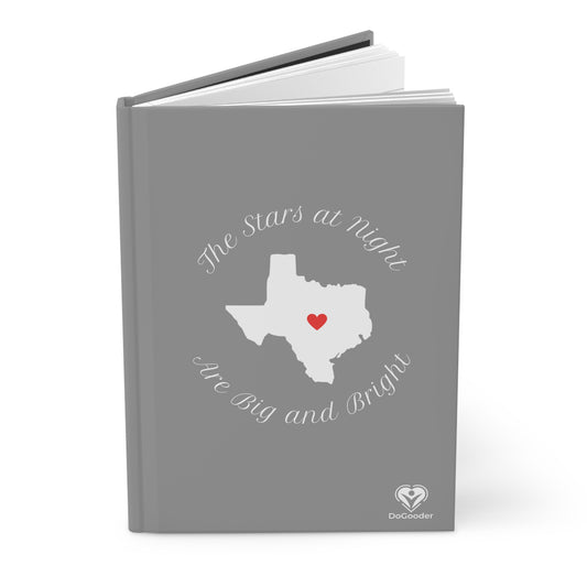 Heart of Texas Hardcover Journal Matte - Grey