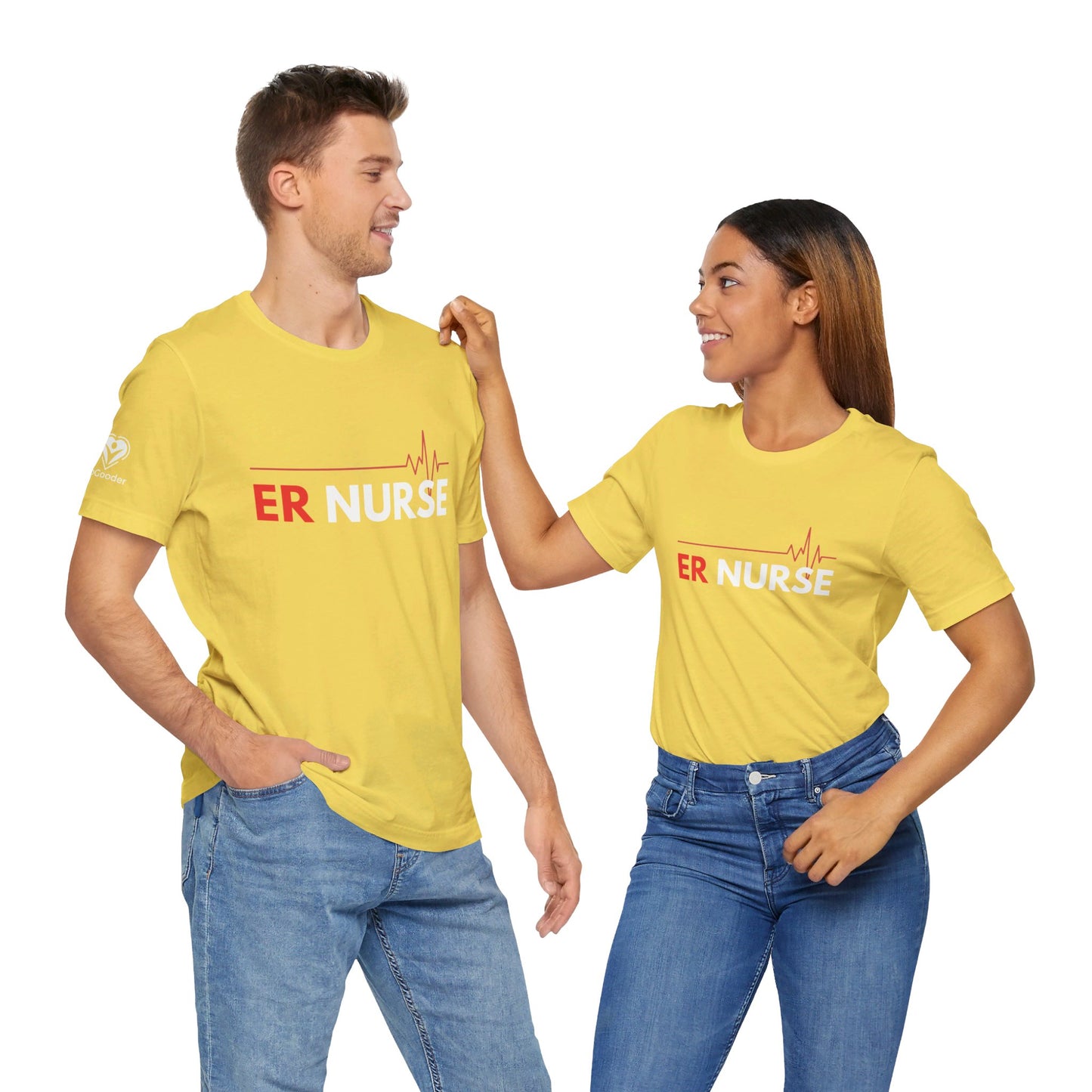 ER Nurse EKG Extra Soft Unisex Jersey Short Sleeve Tee