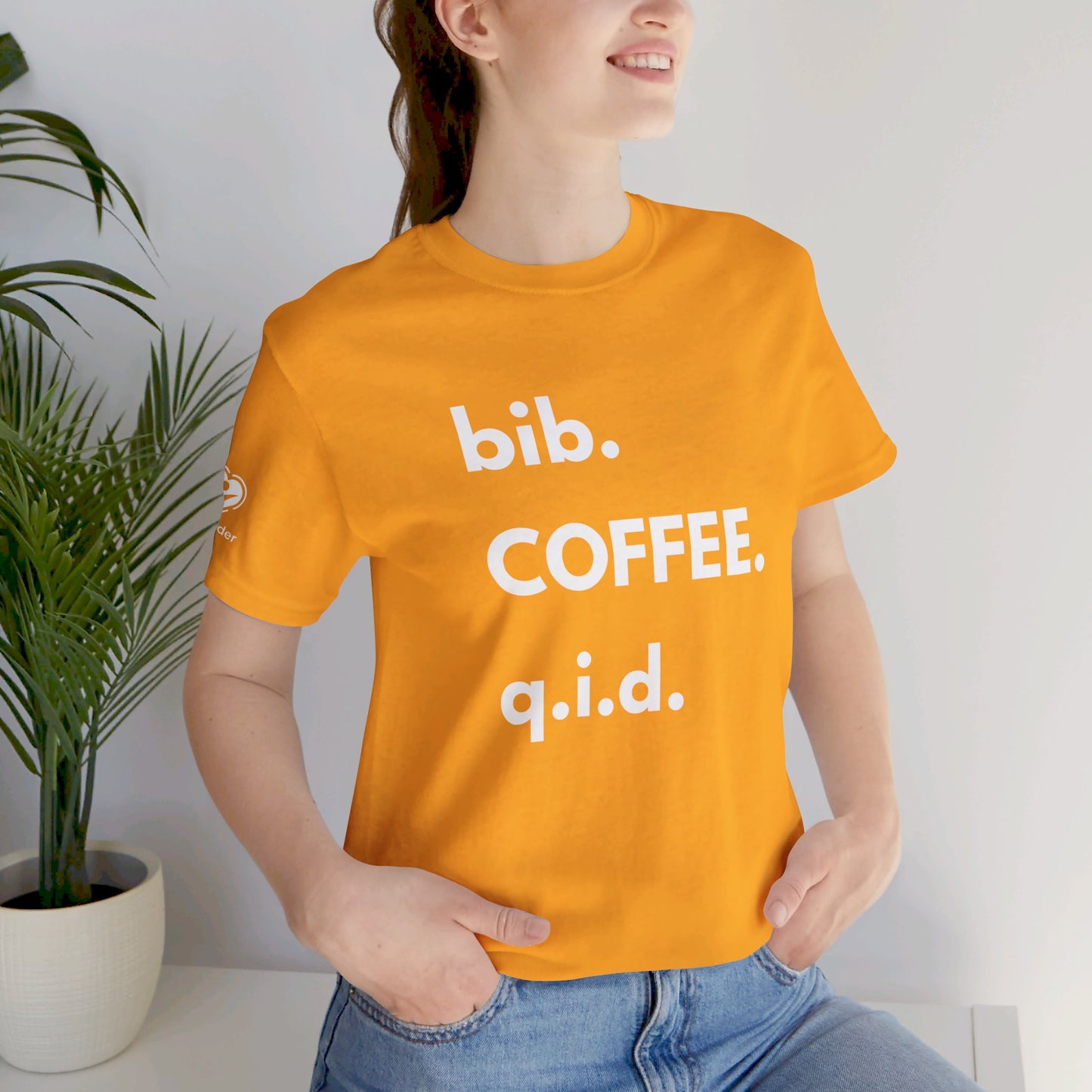 Coffee bib-qid Extra Soft Unisex Jersey Short Sleeve Tee