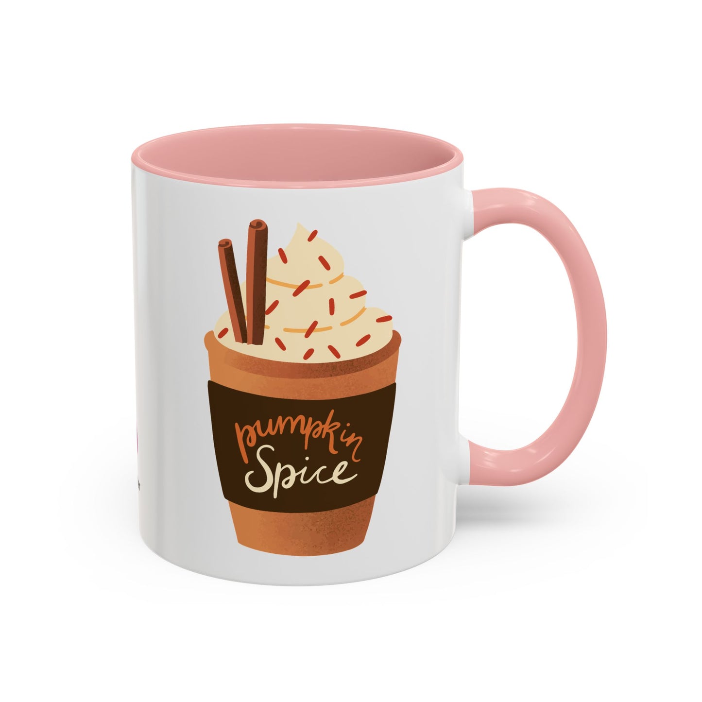 Pumpkin Spice Latte Image Accent Coffee Mug, 11oz