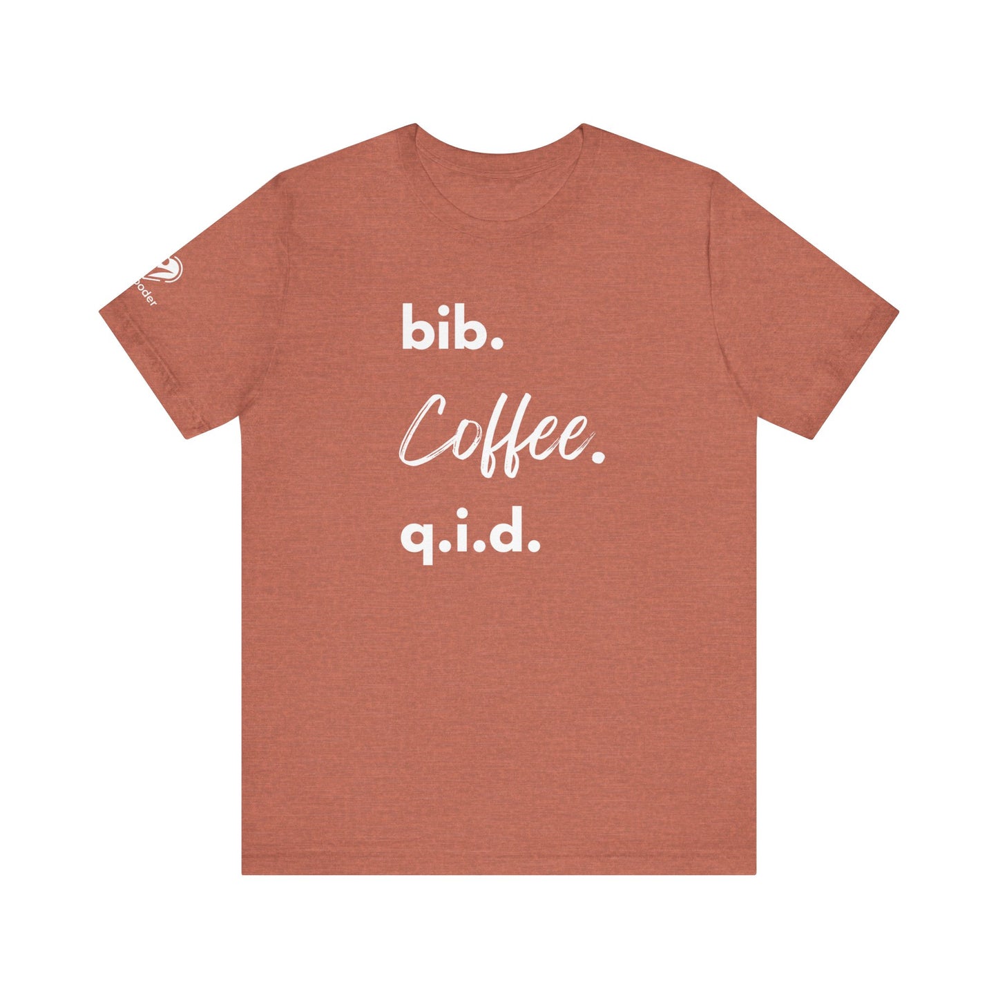 Coffee Script bib-qid Extra Soft Unisex Jersey Short Sleeve Tee