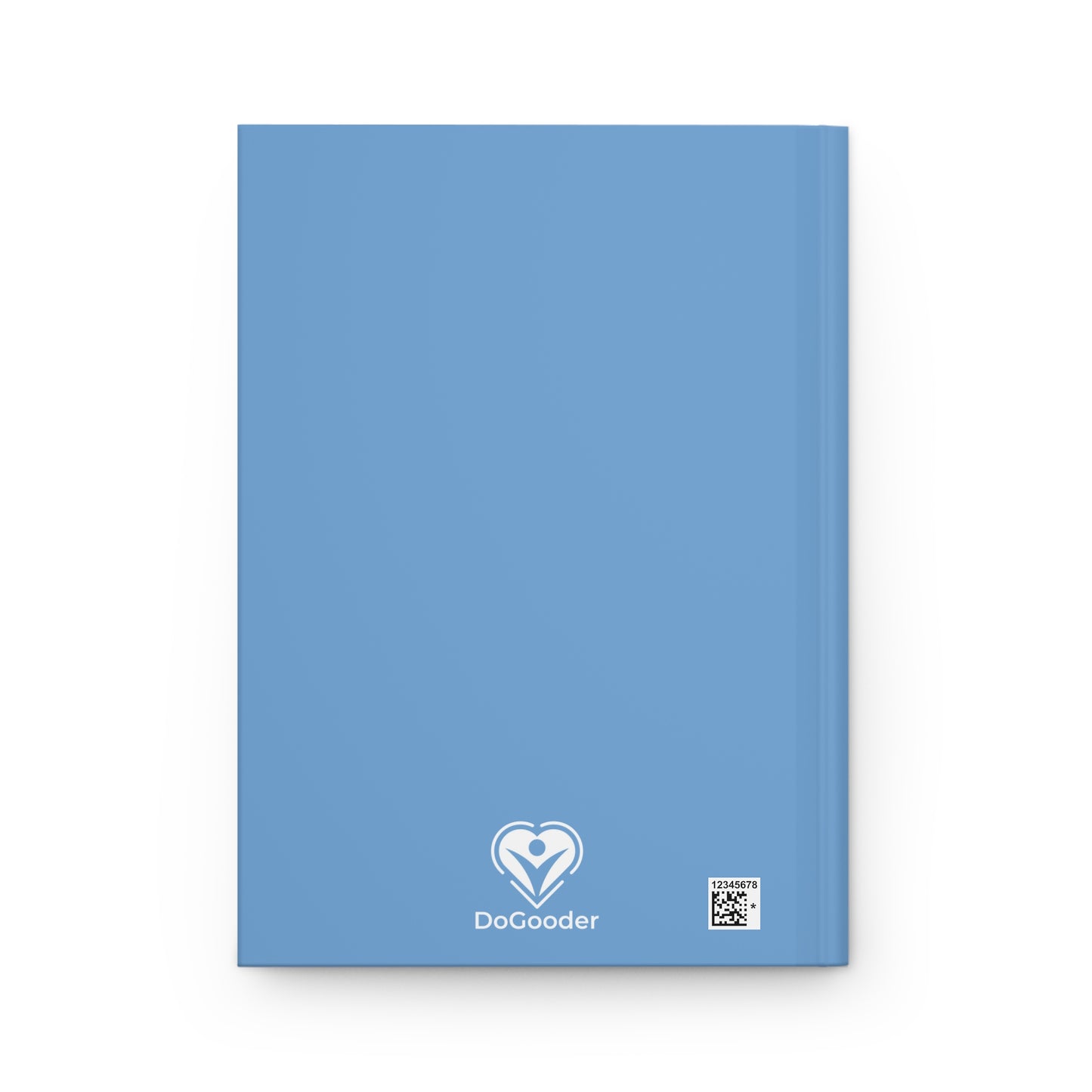 Feeling Nice With Pumpkin Spice Hardcover Journal Matte - Sky Blue