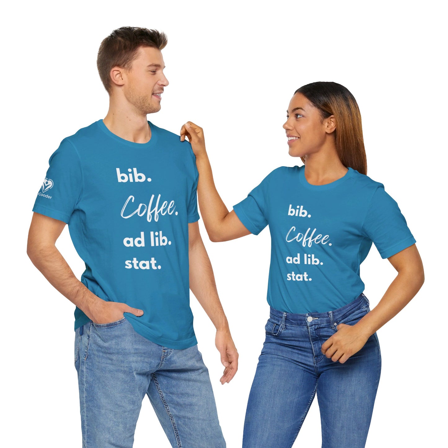 Coffee Script bib-ad lib-stat Extra Soft Unisex Jersey Short Sleeve Tee