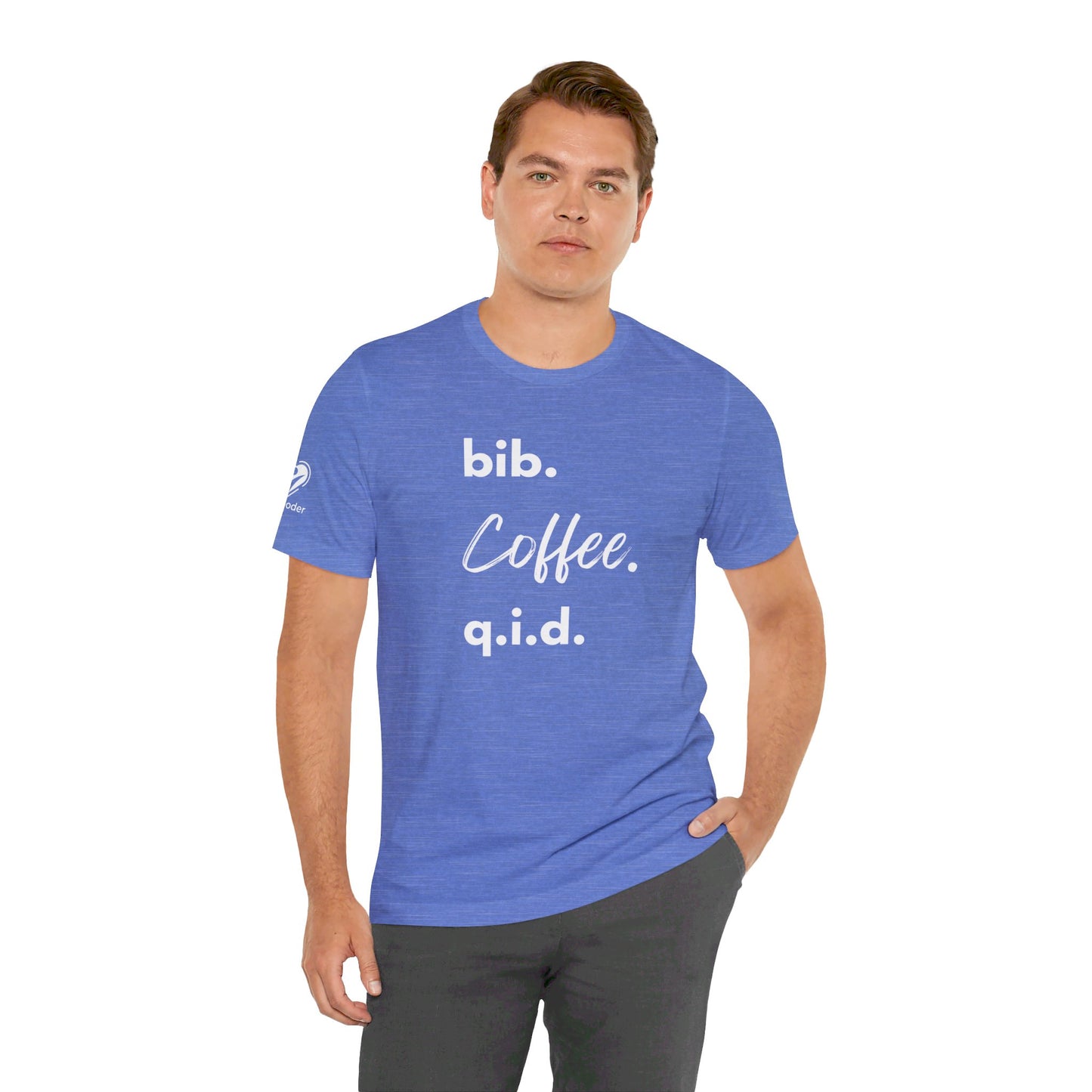 Coffee Script bib-qid Extra Soft Unisex Jersey Short Sleeve Tee