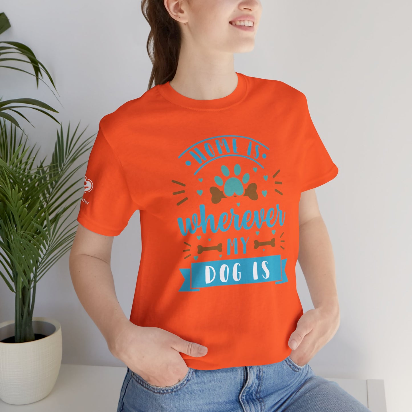 Home Is Where My Dog Is Icons Extra Soft Unisex Jersey Short Sleeve Tee