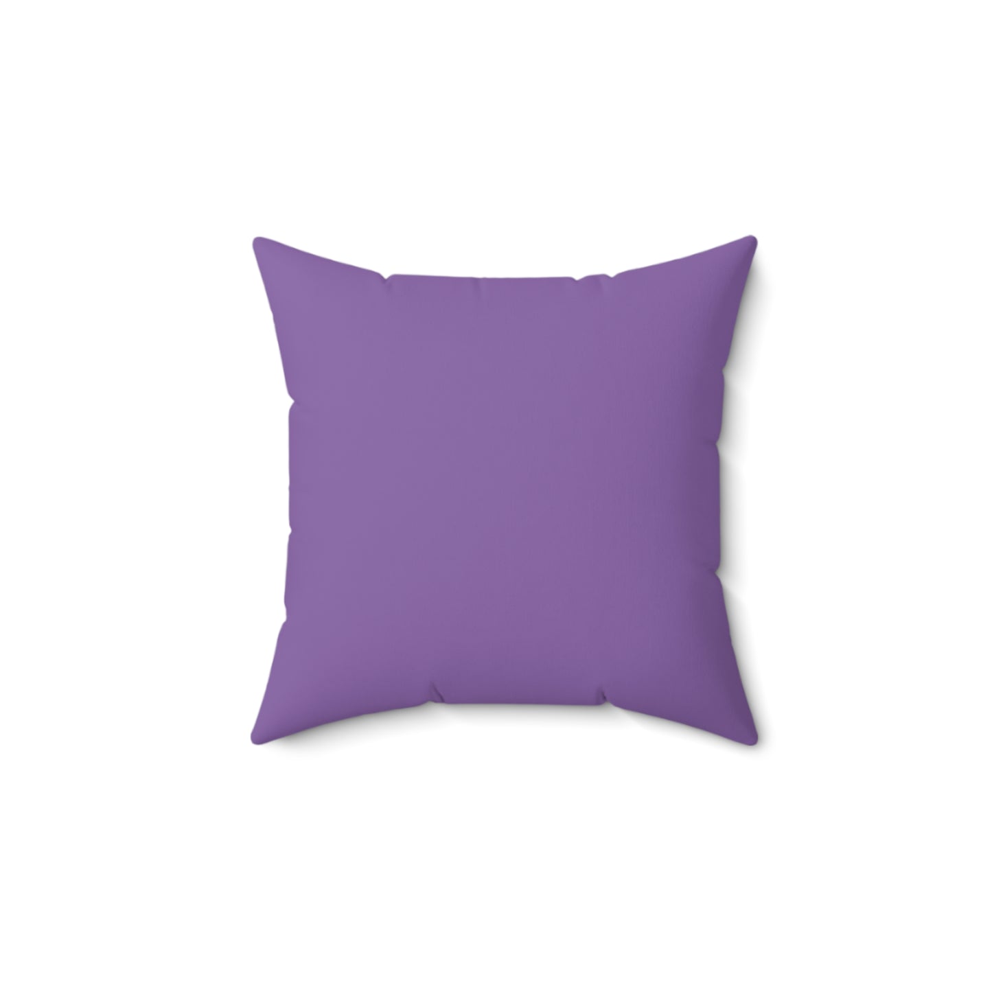 Feeling Nice With Pumpkin Spice Spun Polyester Square Pillow - Purple