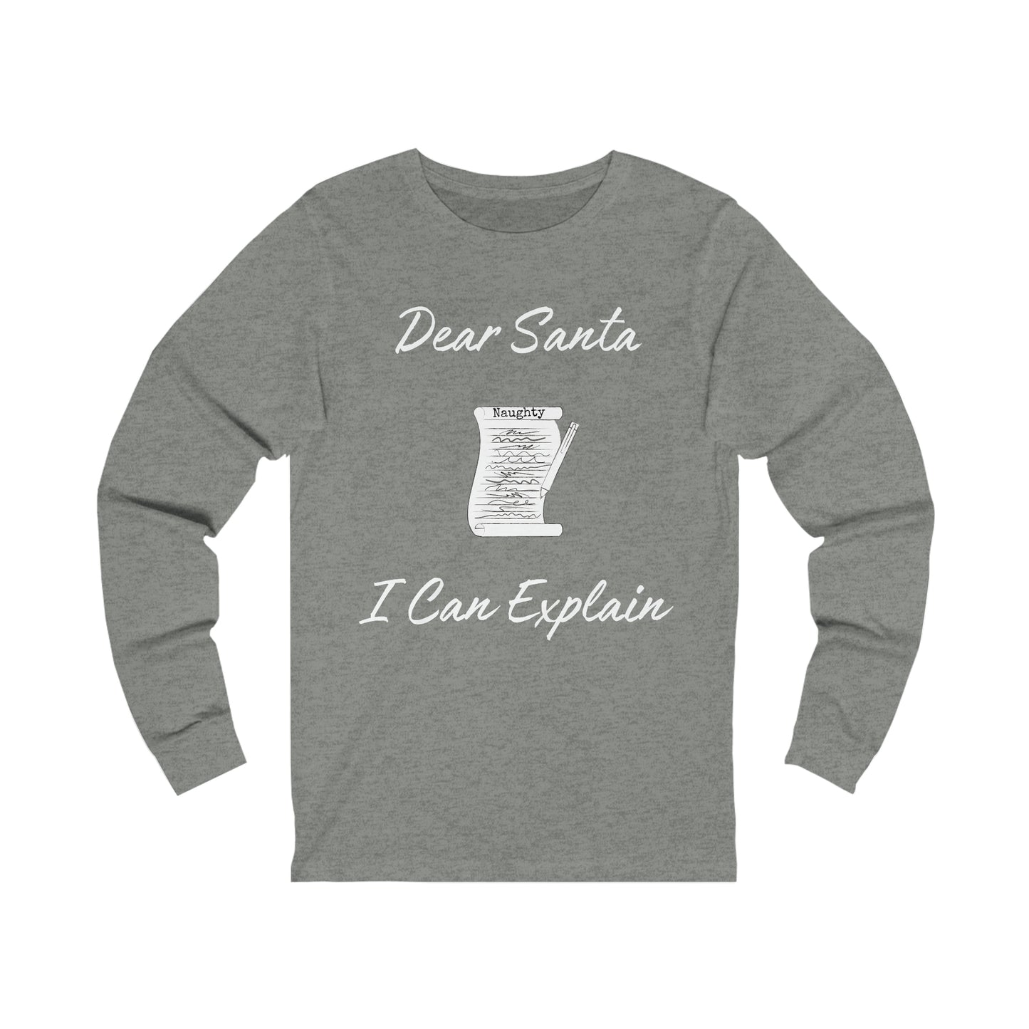 Dear Santa Extra Soft Unisex Jersey Long Sleeve Tee