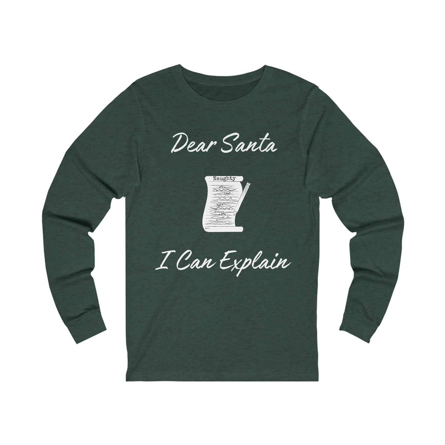 Dear Santa Extra Soft Unisex Jersey Long Sleeve Tee