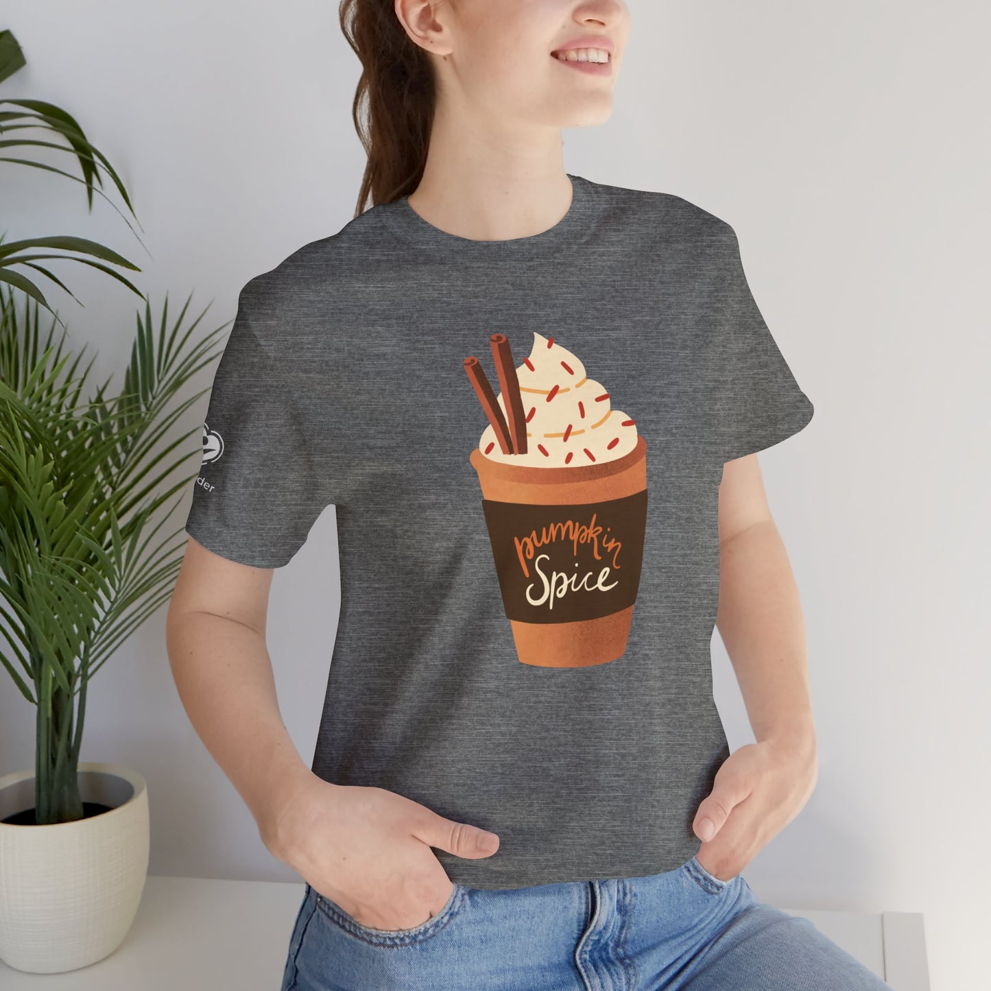 Pumpkin Spice Latte Image Extra Soft Unisex Jersey Short Sleeve Tee