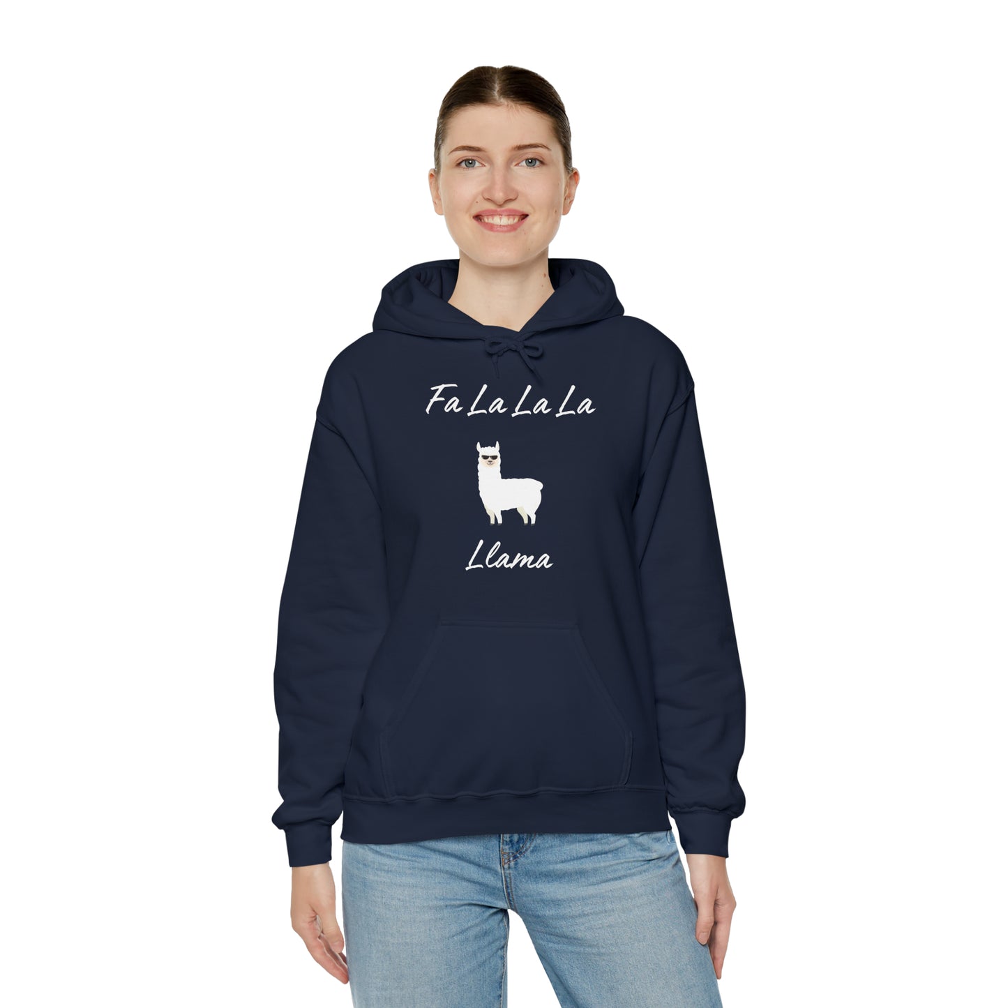 Fa La La La Llama Unisex Heavy Blend™ Hooded Sweatshirt