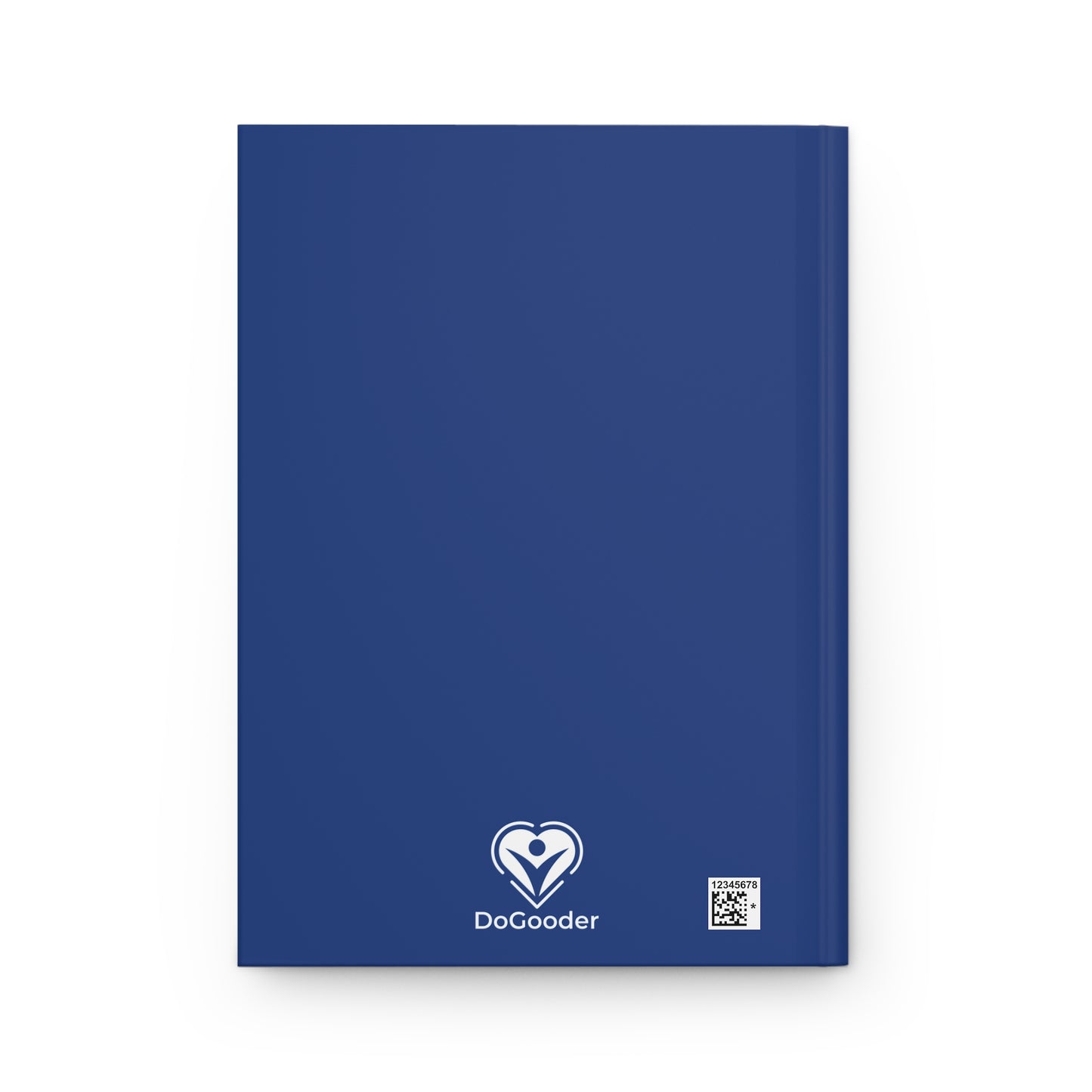 Feeling Nice With Pumpkin Spice Hardcover Journal Matte - Dark Blue