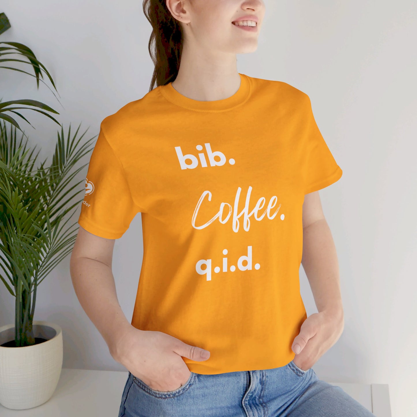 Coffee Script bib-qid Extra Soft Unisex Jersey Short Sleeve Tee