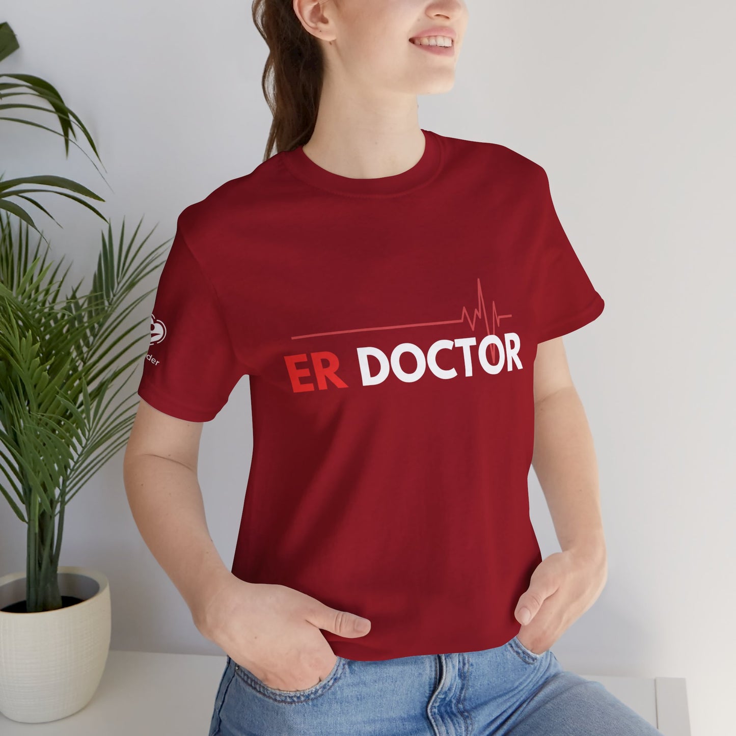 ER Doctor EKG Extra Soft Unisex Jersey Short Sleeve Tee