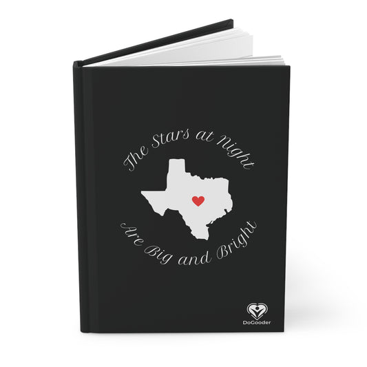 Heart of Texas Hardcover Journal Matte - Black
