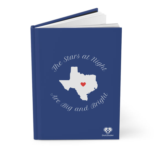 Heart of Texas Hardcover Journal Matte - Dark Blue