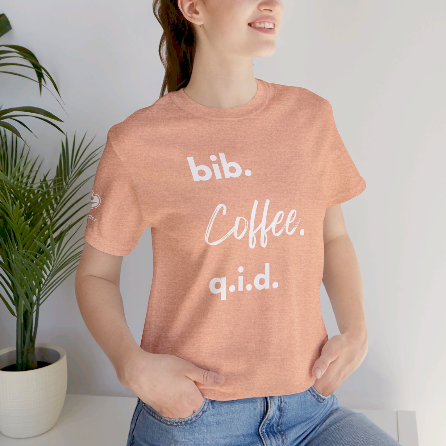 Coffee Script bib-qid Extra Soft Unisex Jersey Short Sleeve Tee