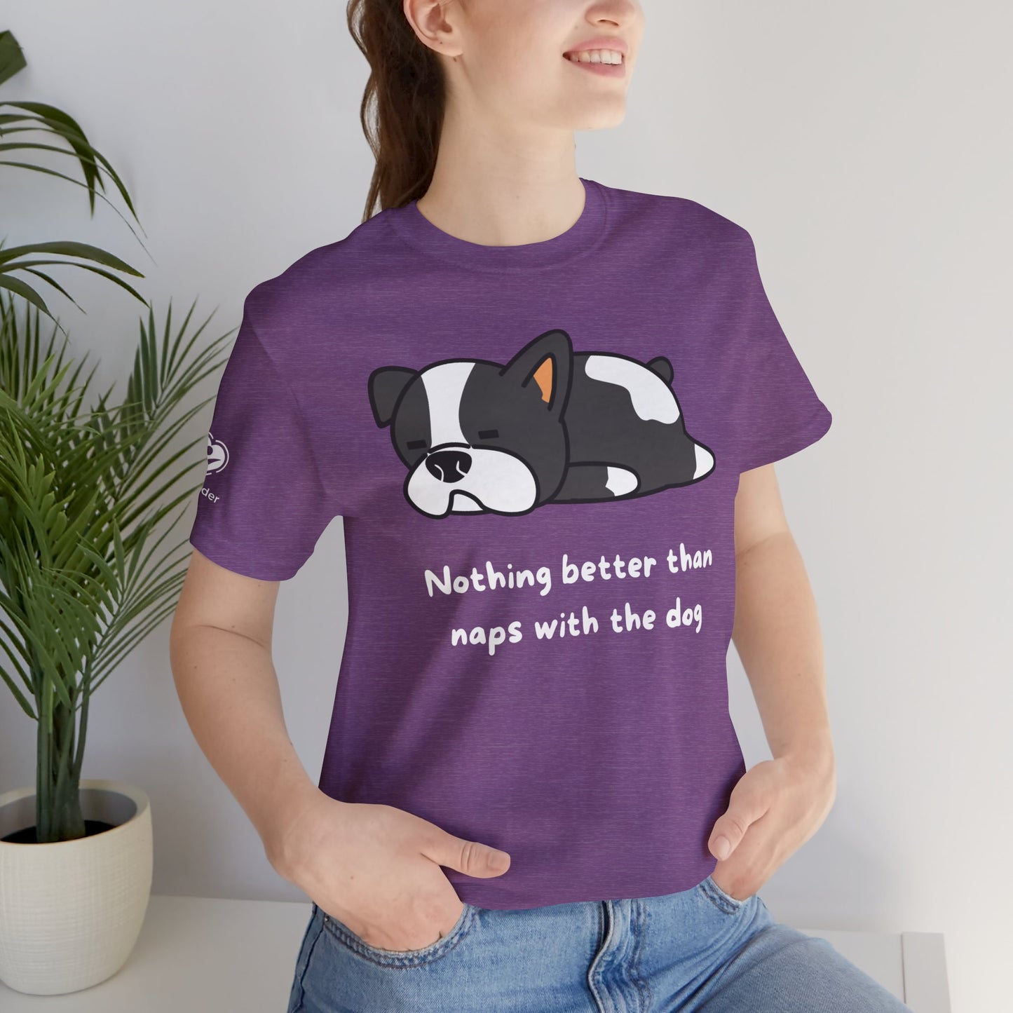 Naps With The Dog Extra Soft Unisex Jersey Short Sleeve Tee