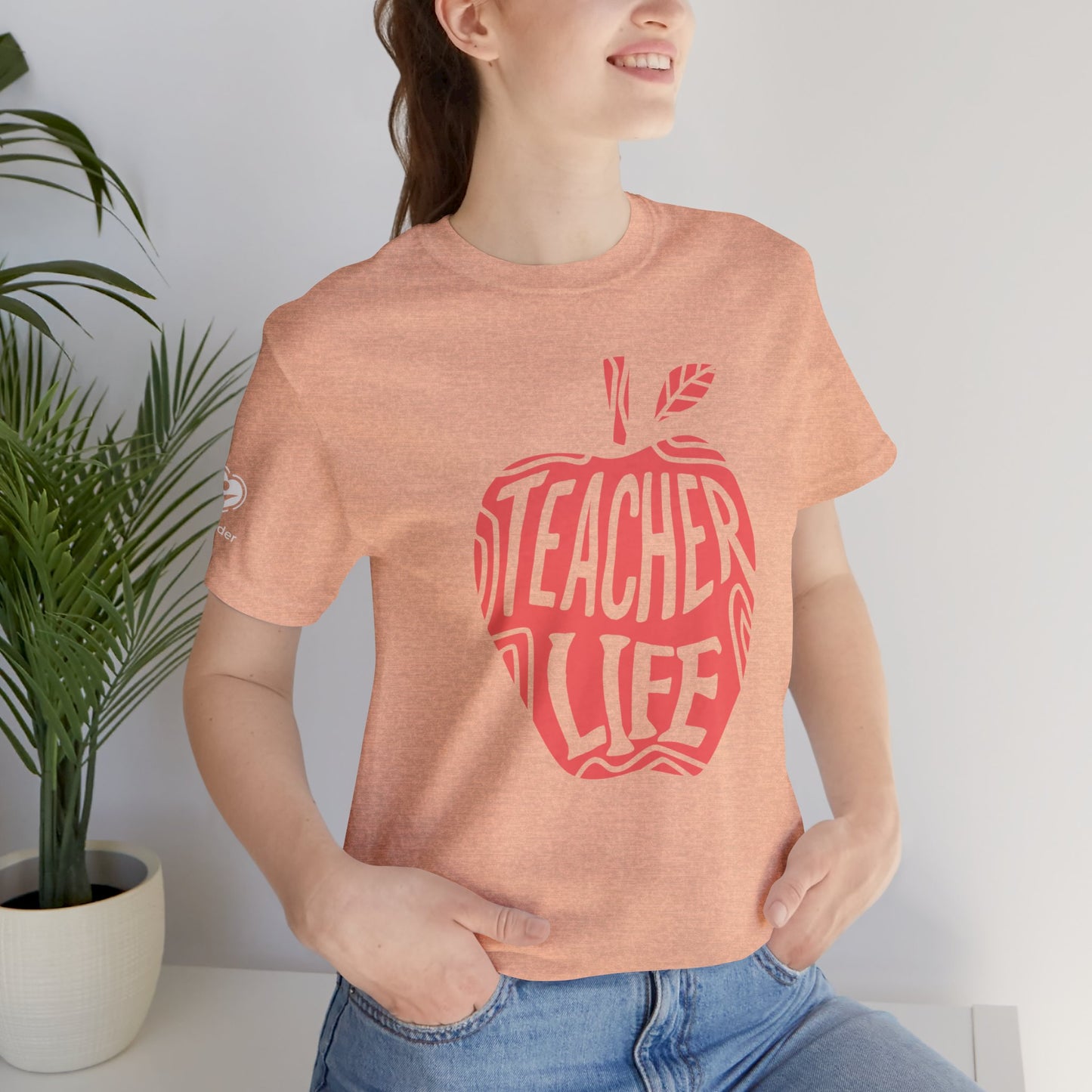 Teacher Life Apple Extra Soft Unisex Jersey Short Sleeve Tee