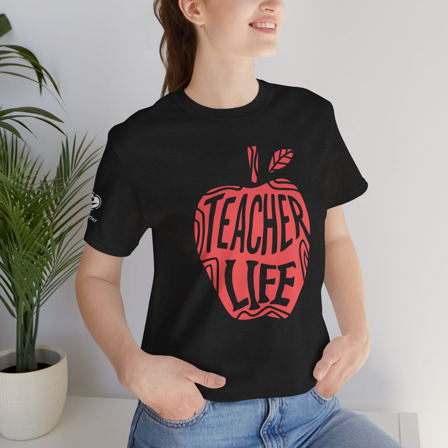 Teacher Life Apple Extra Soft Unisex Jersey Short Sleeve Tee