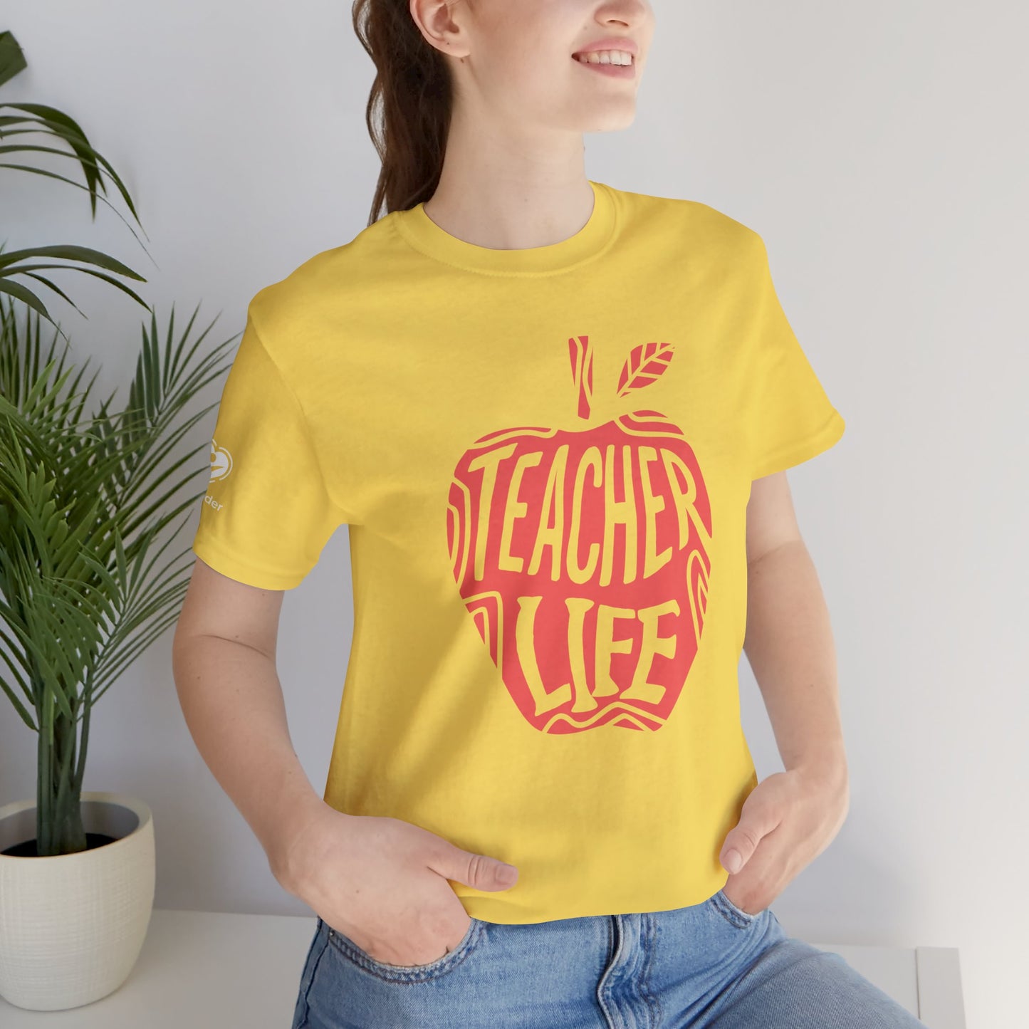 Teacher Life Apple Extra Soft Unisex Jersey Short Sleeve Tee