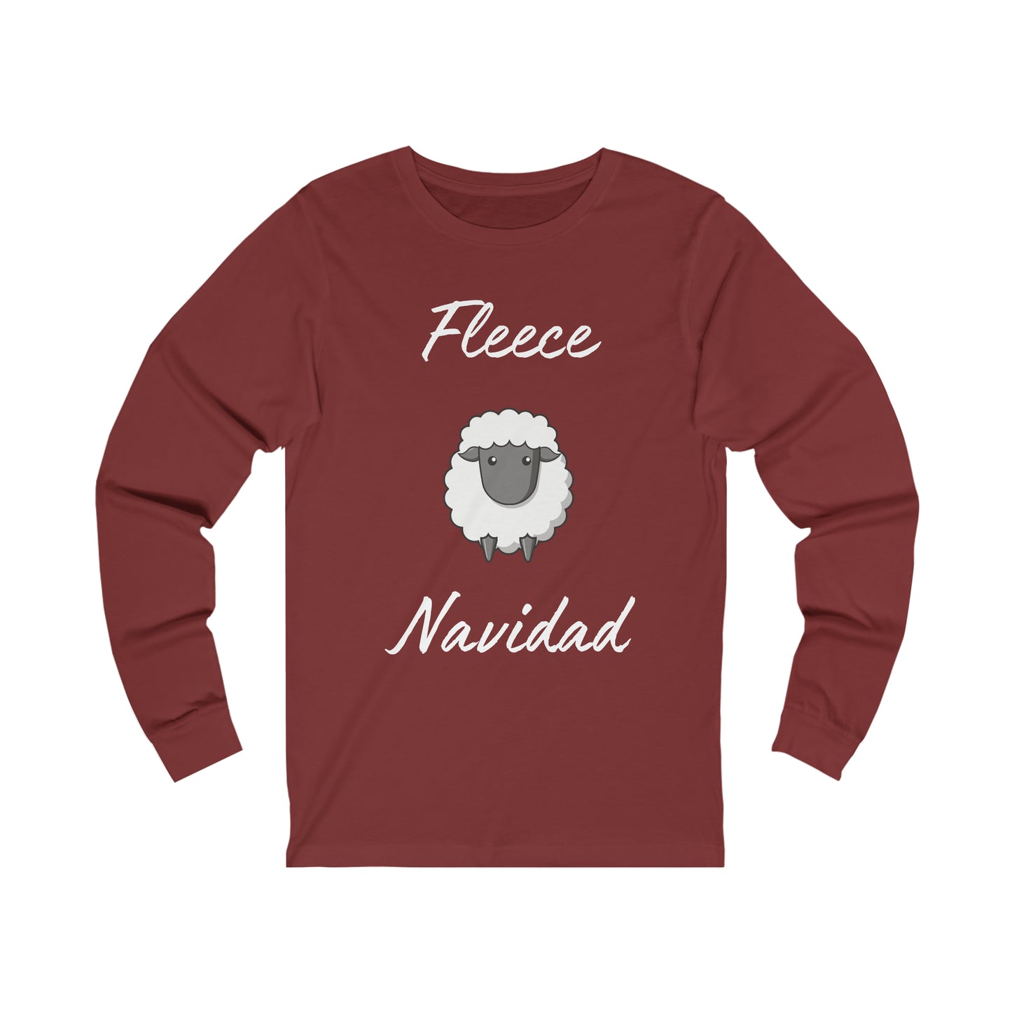 Fleece Navidad Extra Soft Unisex Jersey Long Sleeve Tee