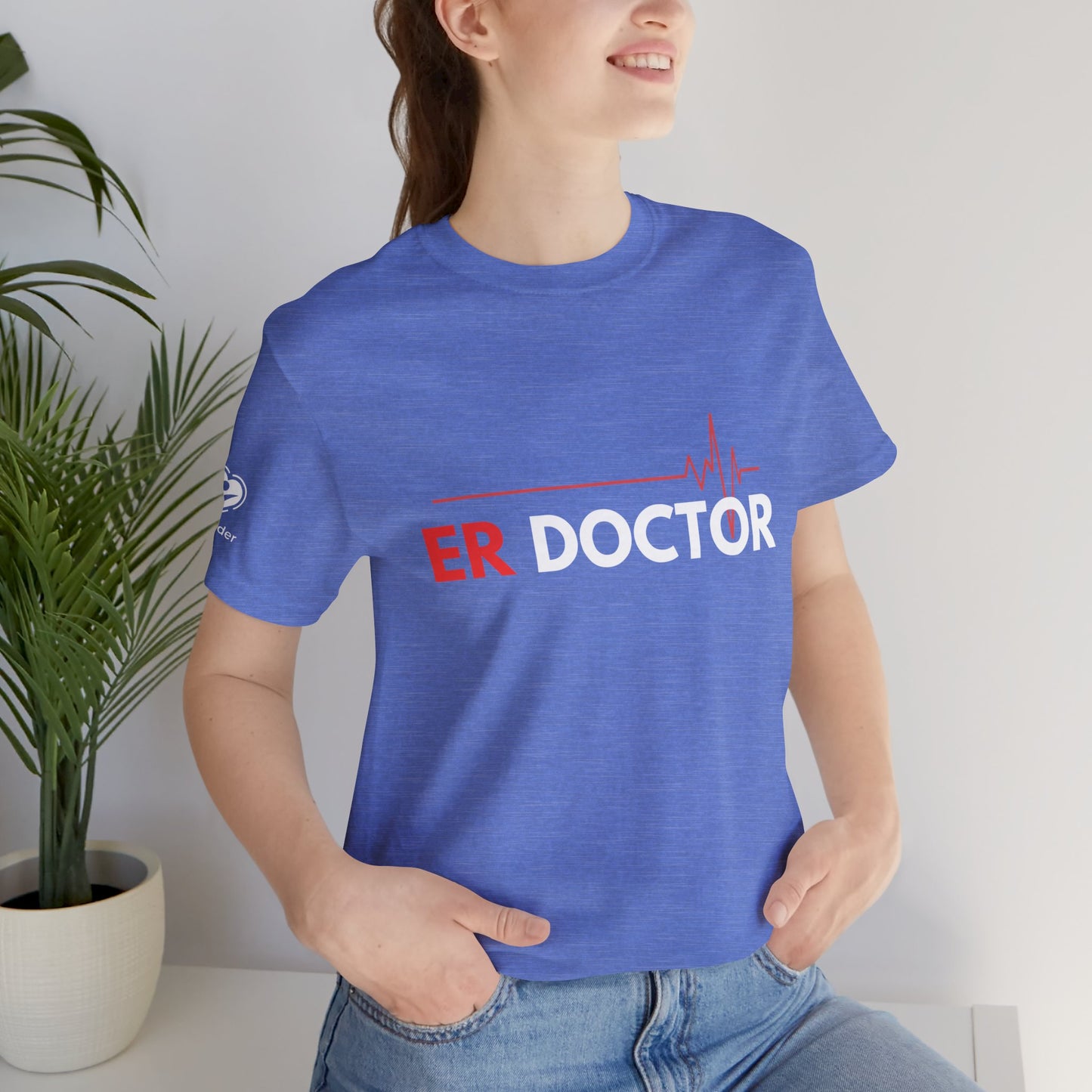 ER Doctor EKG Extra Soft Unisex Jersey Short Sleeve Tee