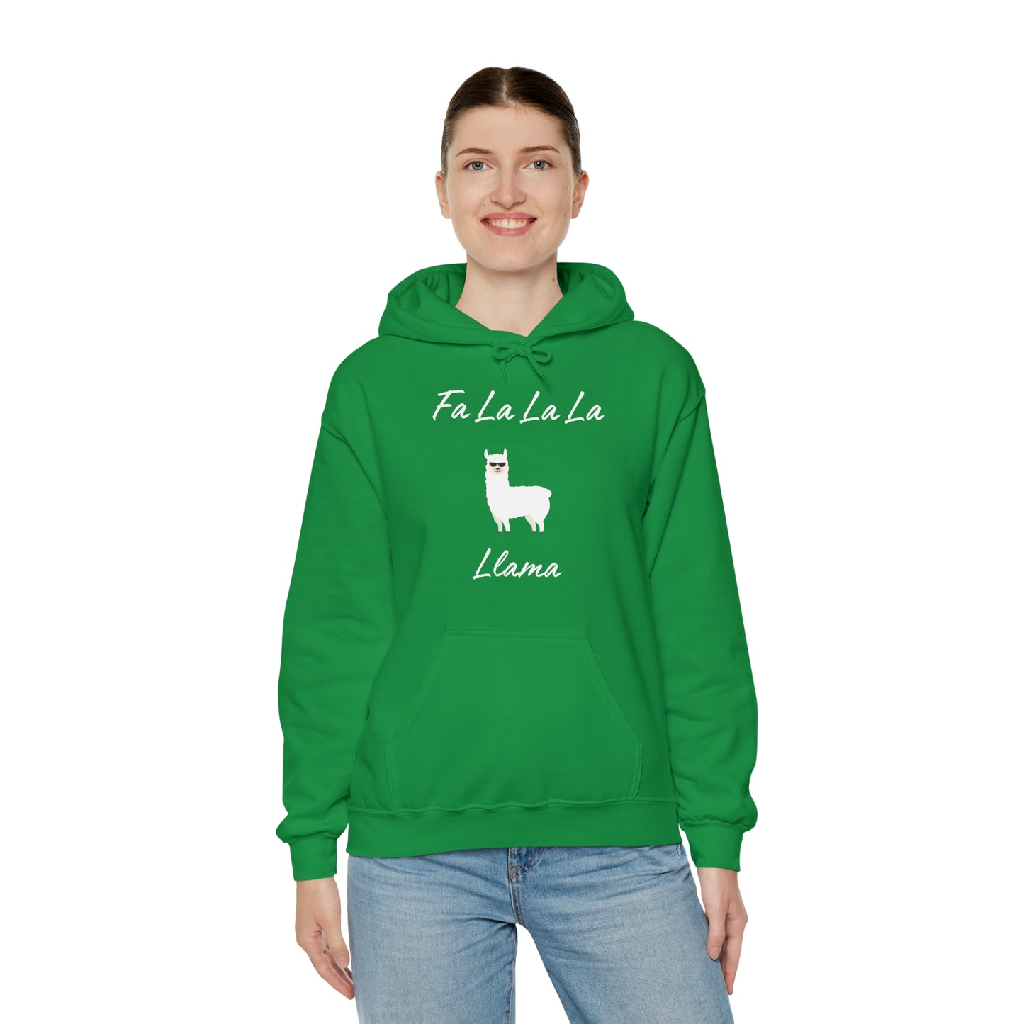 Fa La La La Llama Unisex Heavy Blend™ Hooded Sweatshirt