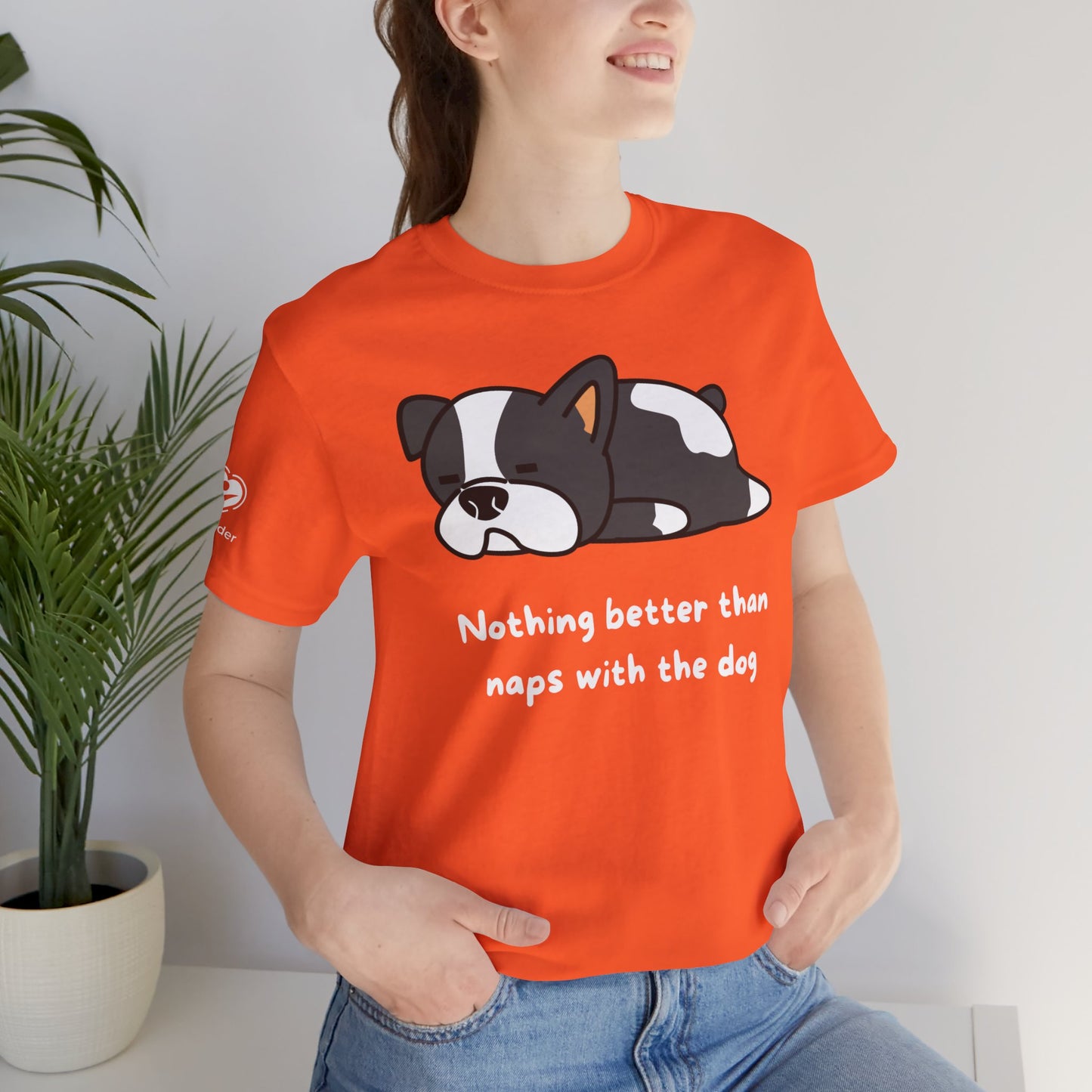 Naps With The Dog Extra Soft Unisex Jersey Short Sleeve Tee