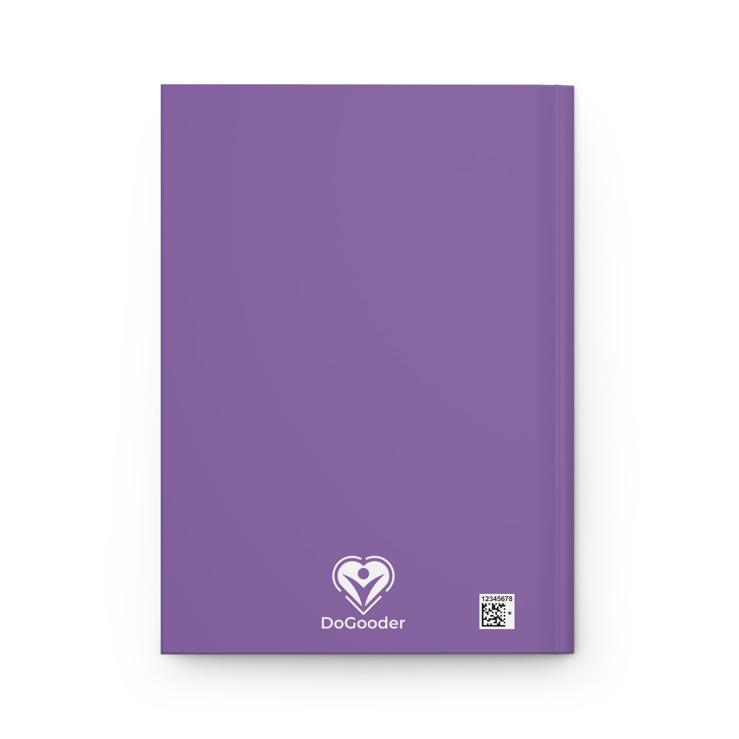 Feeling Nice With Pumpkin Spice Hardcover Journal Matte - Purple