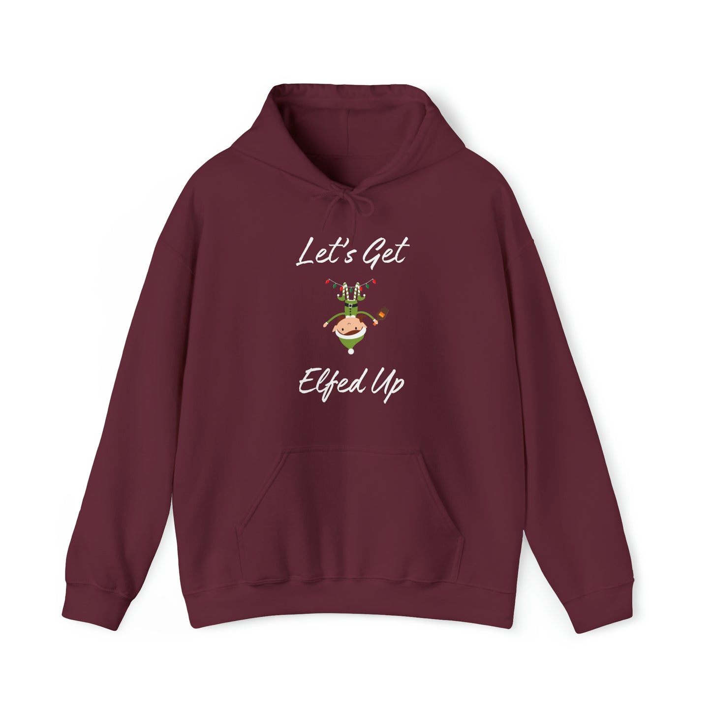 Let's Get Elfed Up Unisex Heavy Blend™ Hooded Sweatshirt