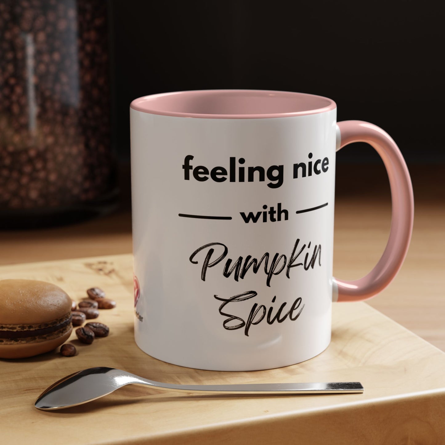 Feeling Nice With Pumpkin Spice Accent Coffee Mug, 11oz