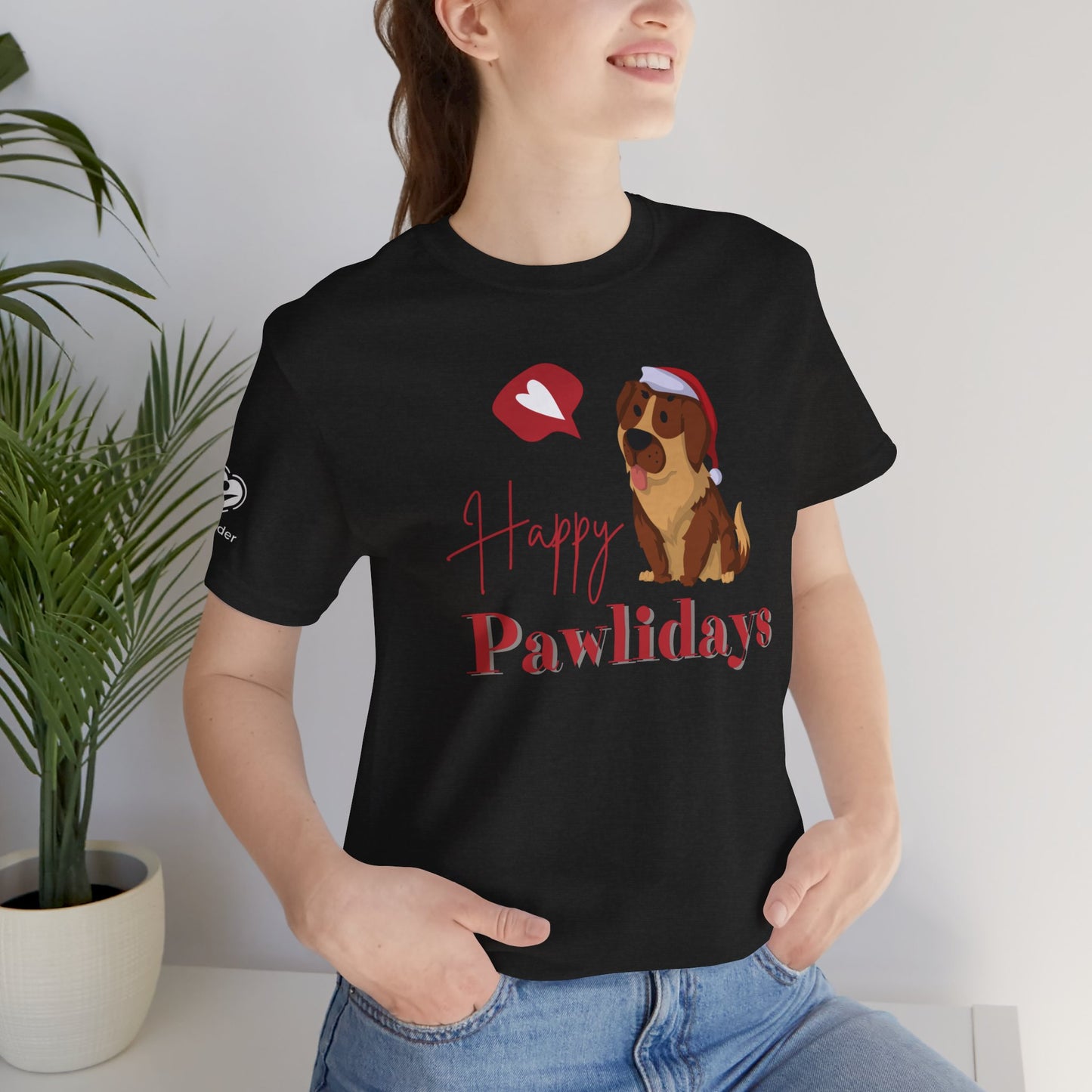 Happy Pawlidays Extra Soft Unisex Jersey Short Sleeve Tee