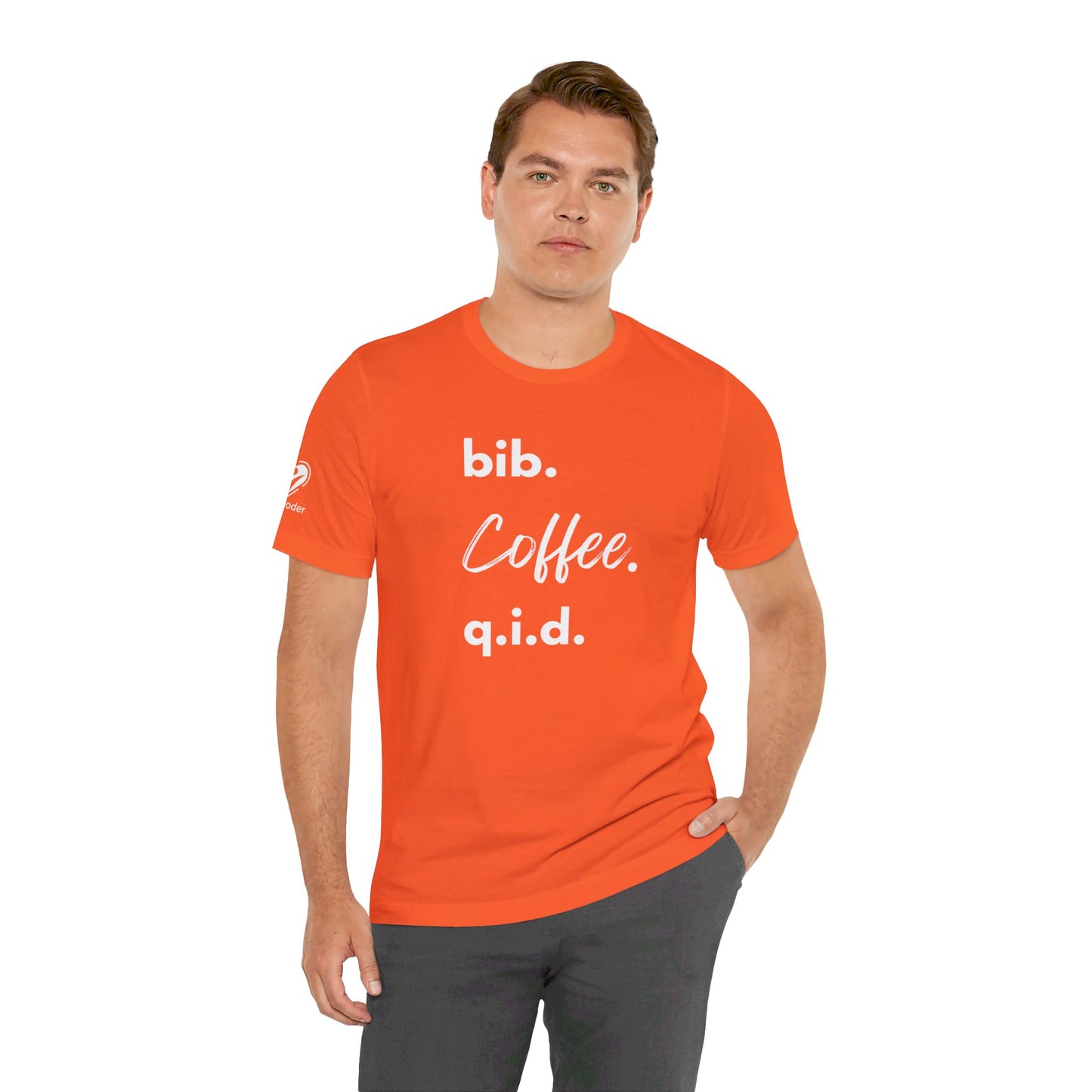 Coffee Script bib-qid Extra Soft Unisex Jersey Short Sleeve Tee