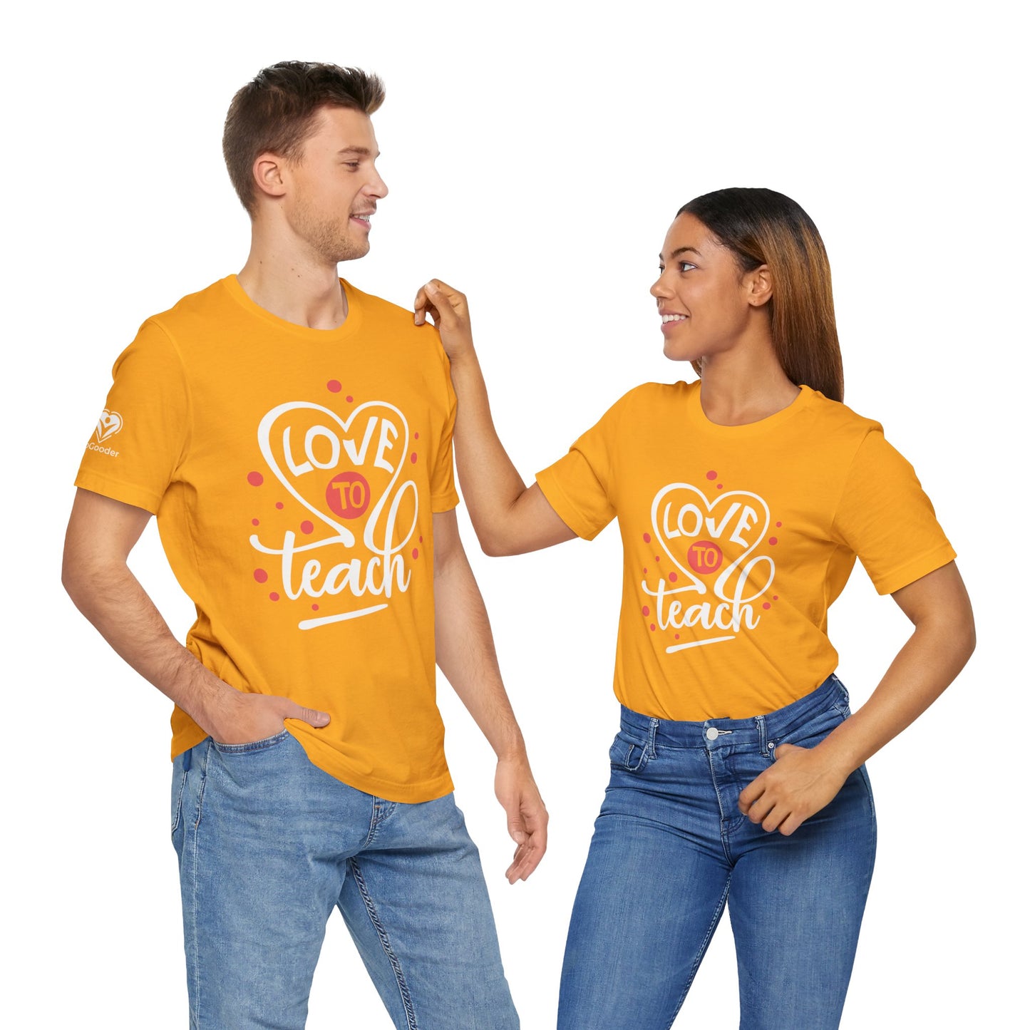 Love To Teach Script Extra Soft Unisex Jersey Short Sleeve Tee