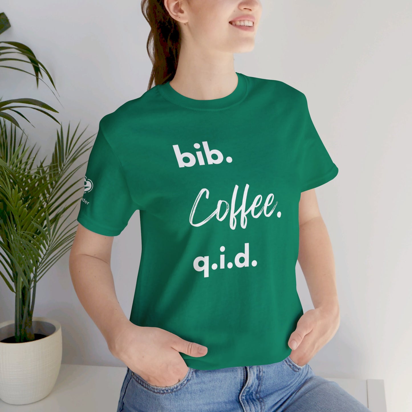 Coffee Script bib-qid Extra Soft Unisex Jersey Short Sleeve Tee