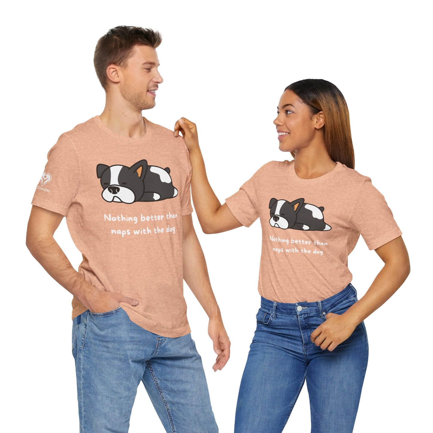 Naps With The Dog Extra Soft Unisex Jersey Short Sleeve Tee