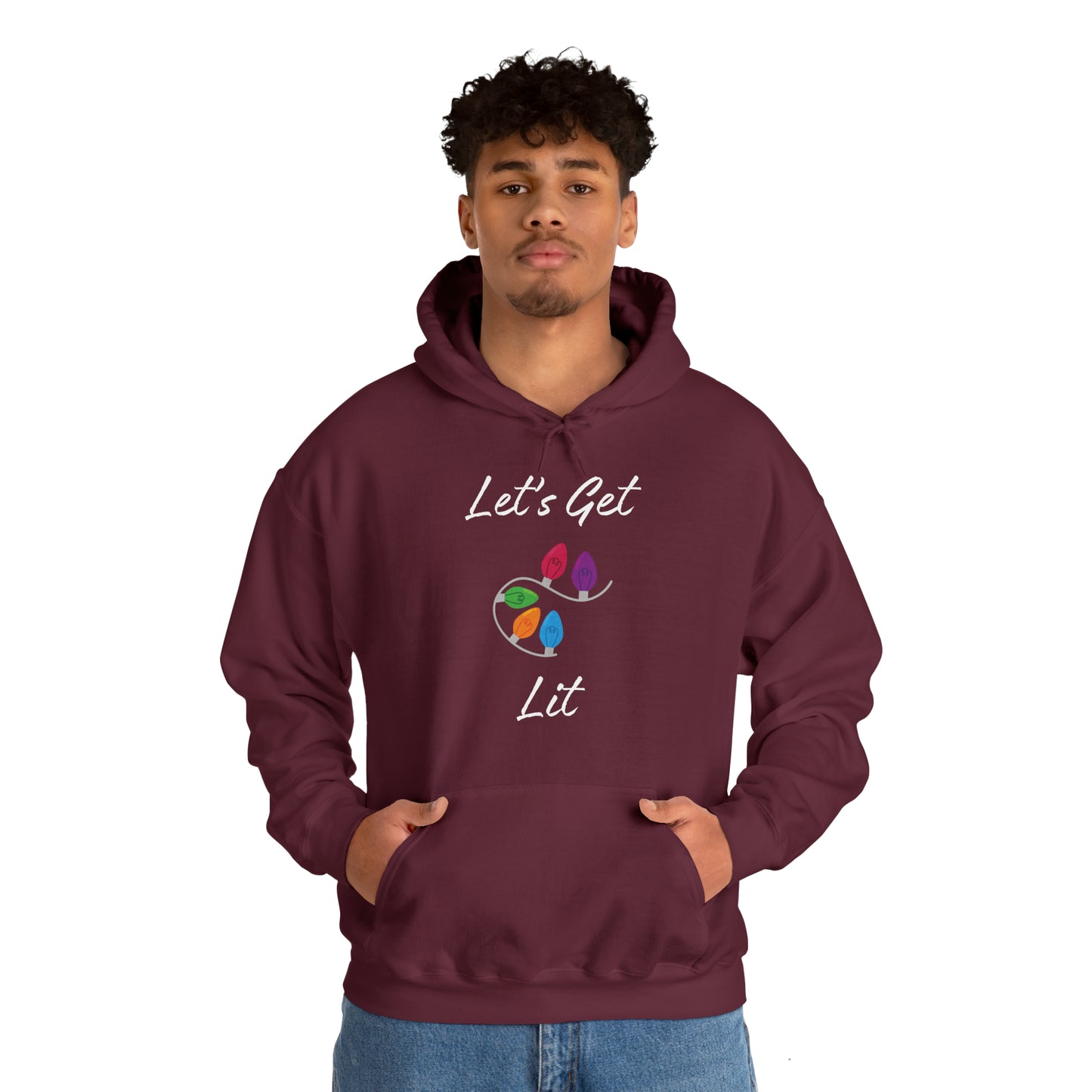 Let's Get Lit Unisex Heavy Blend™ Hooded Sweatshirt