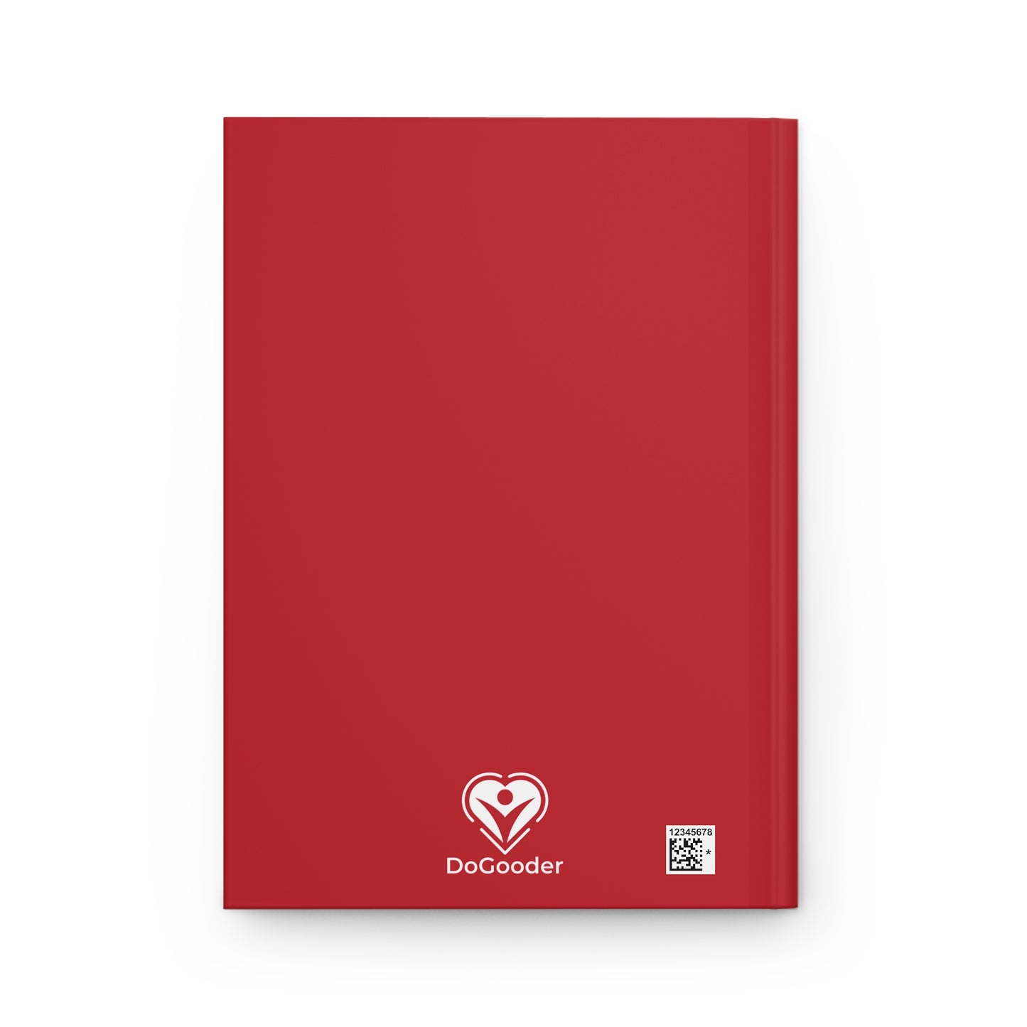 Feeling Nice With Pumpkin Spice Hardcover Journal Matte - Dark Red