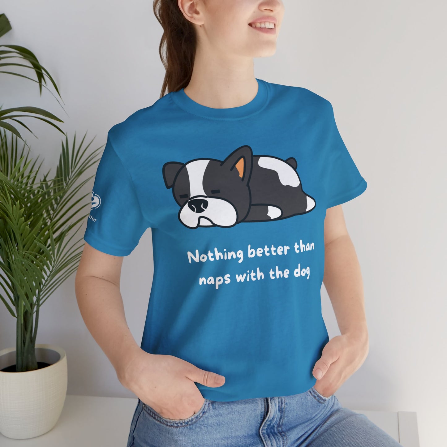 Naps With The Dog Extra Soft Unisex Jersey Short Sleeve Tee