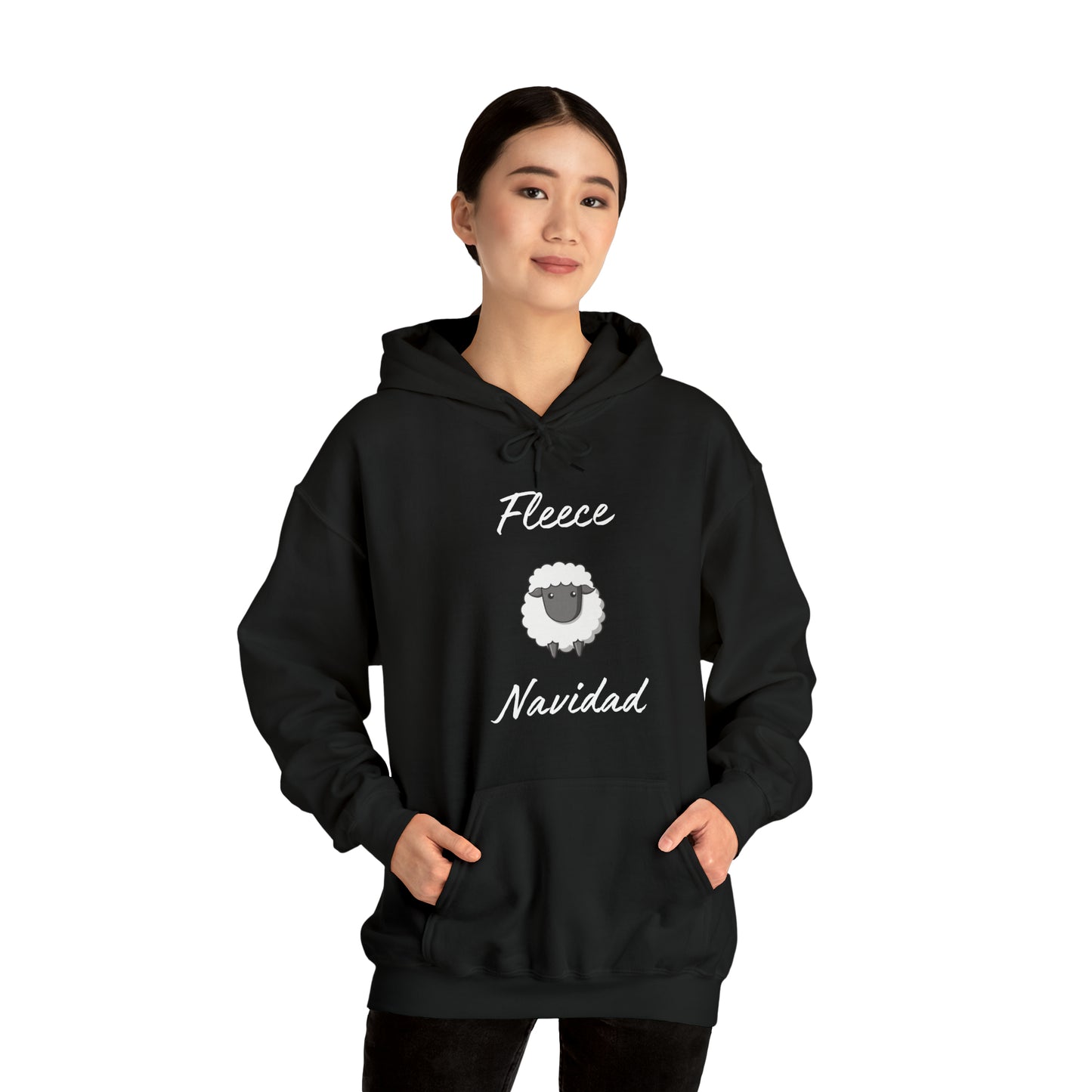 Fleece Navidad Unisex Heavy Blend™ Hooded Sweatshirt