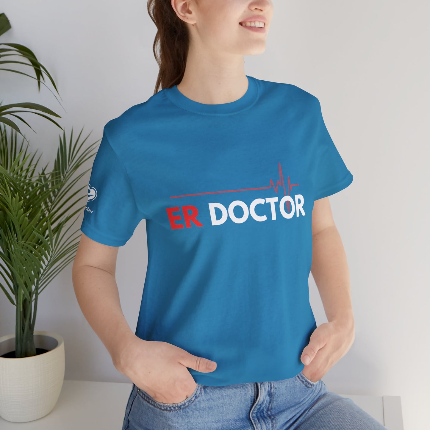 ER Doctor EKG Extra Soft Unisex Jersey Short Sleeve Tee