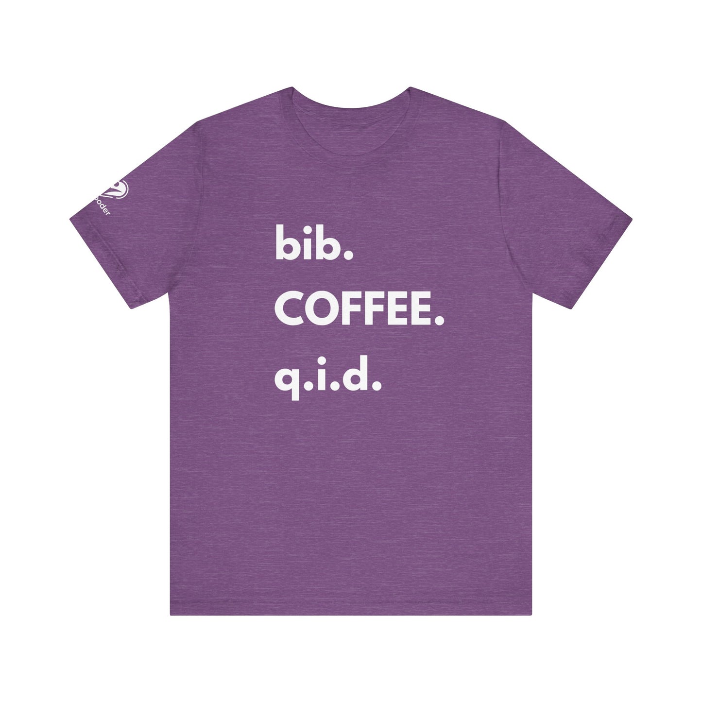 Coffee bib-qid Extra Soft Unisex Jersey Short Sleeve Tee