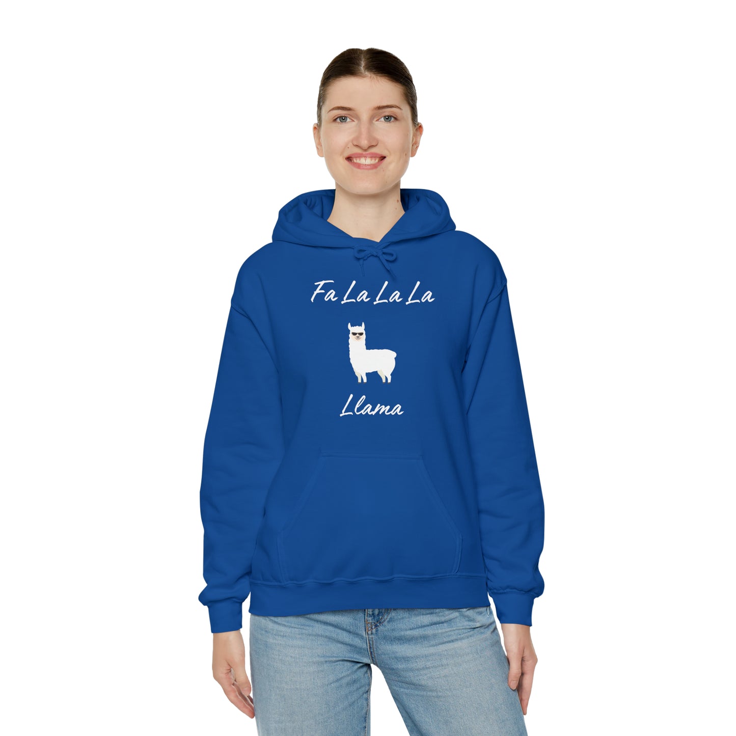 Fa La La La Llama Unisex Heavy Blend™ Hooded Sweatshirt